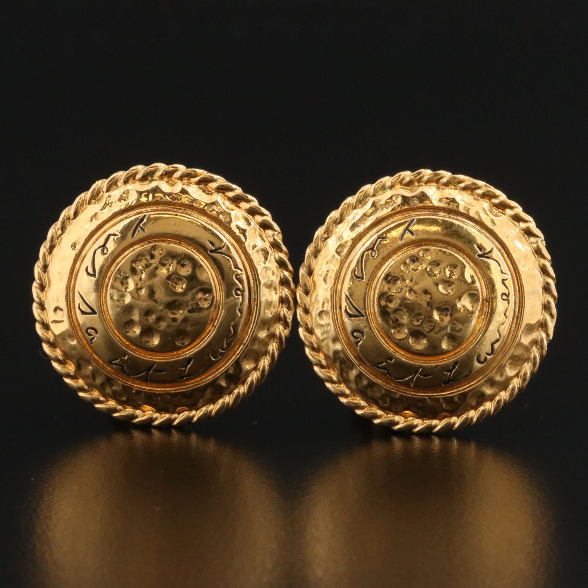 Yves Saint Laurent Clip Earrings