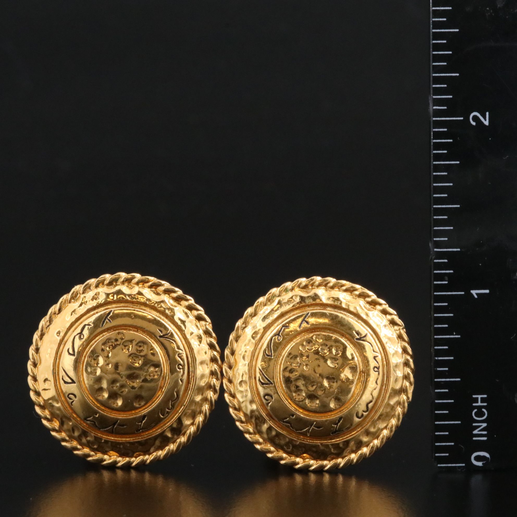 Yves Saint Laurent Clip Earrings
