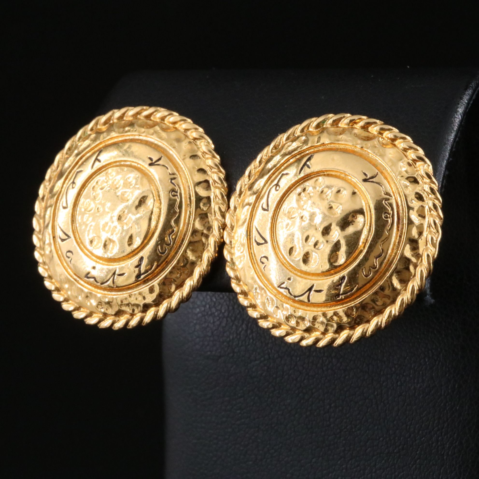 Yves Saint Laurent Clip Earrings