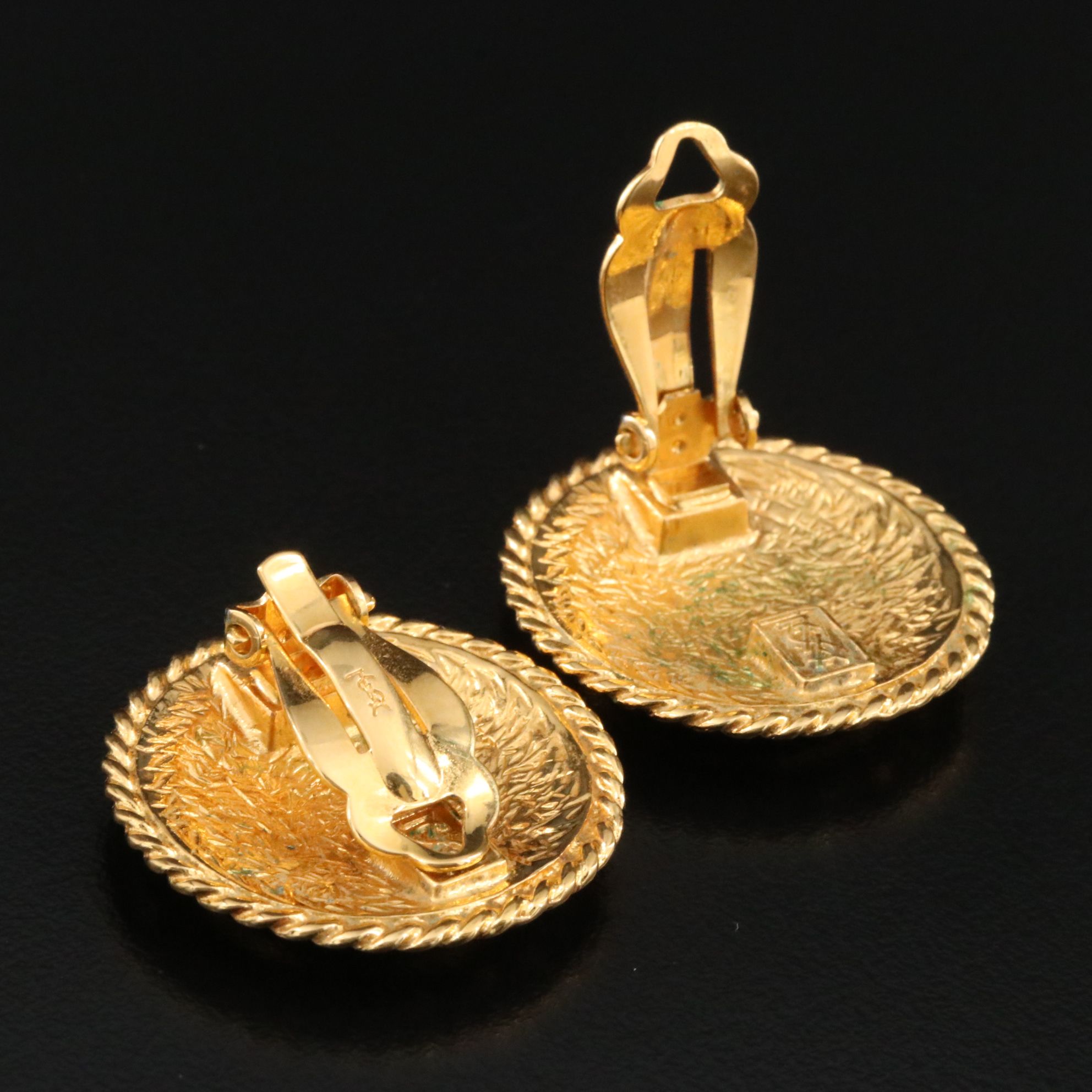 Yves Saint Laurent Clip Earrings
