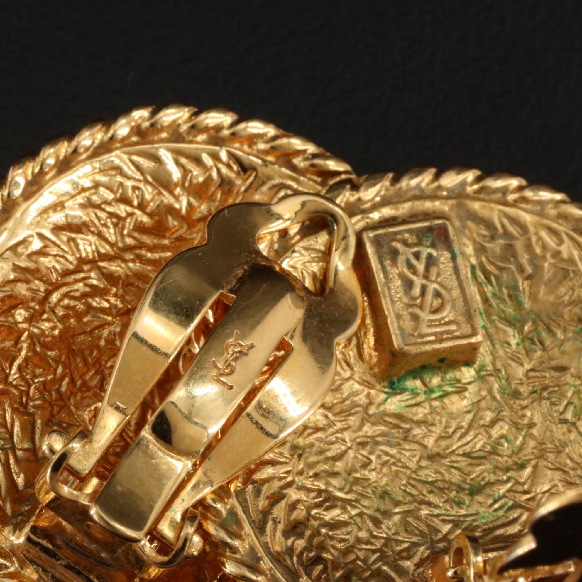 Yves Saint Laurent Clip Earrings