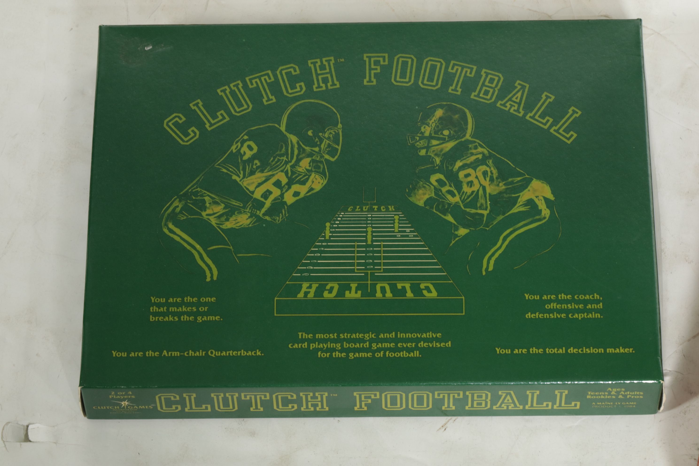 "Pigskin," "Varsity" and "Playoff" in Set of Football Board Games