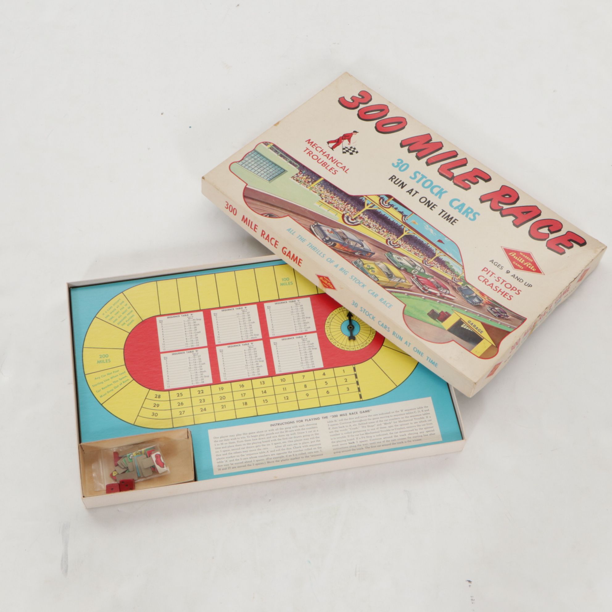 "Formula 1" and "Richard Petty Race Game" with More Racing Board Games