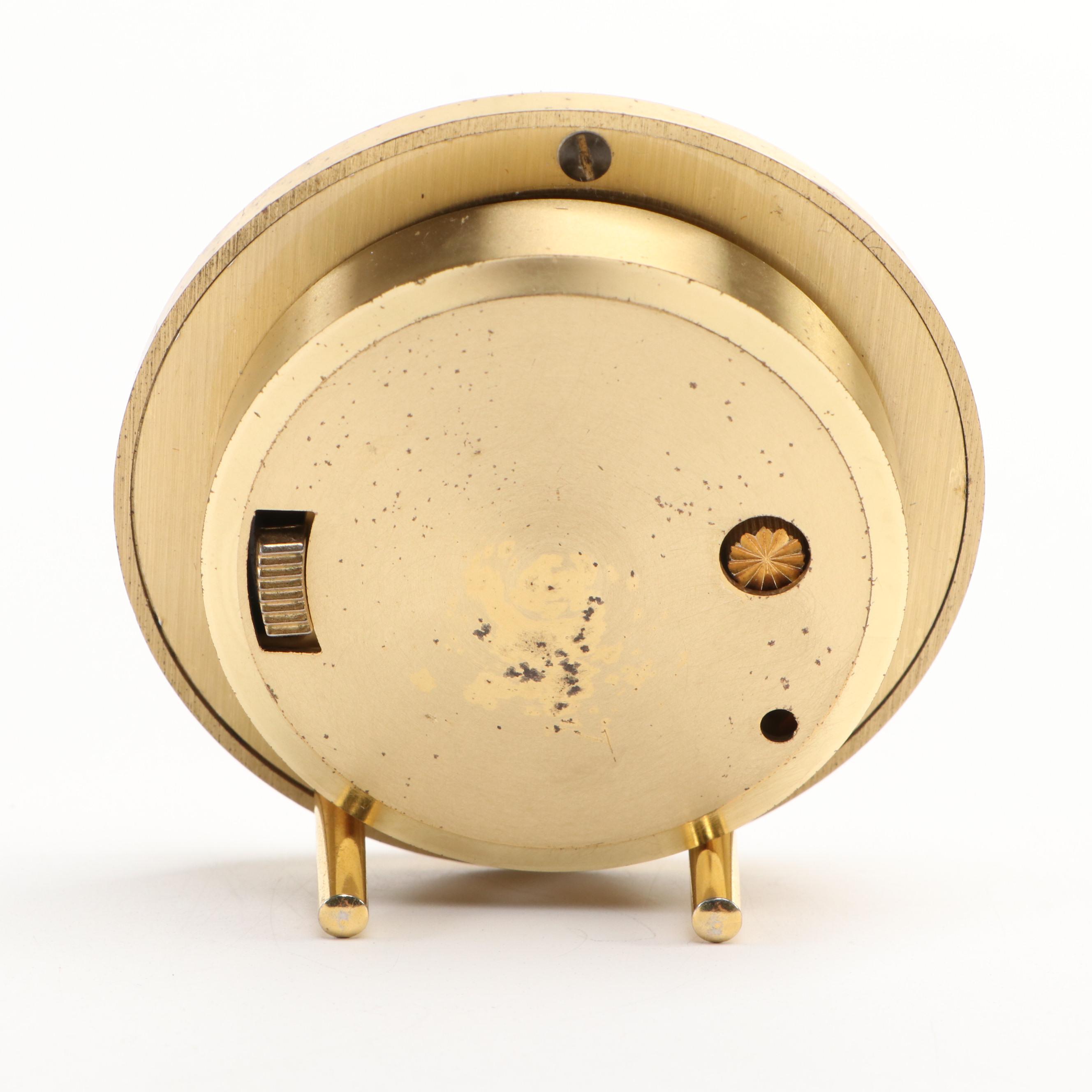 Tiffany & Co. Round Travel Clock