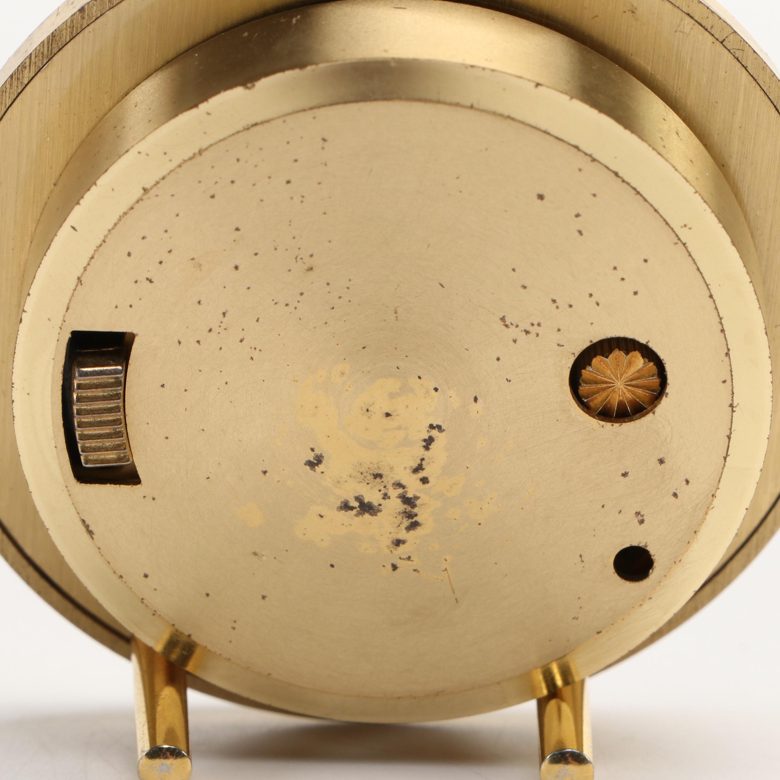 Tiffany & Co. Round Travel Clock