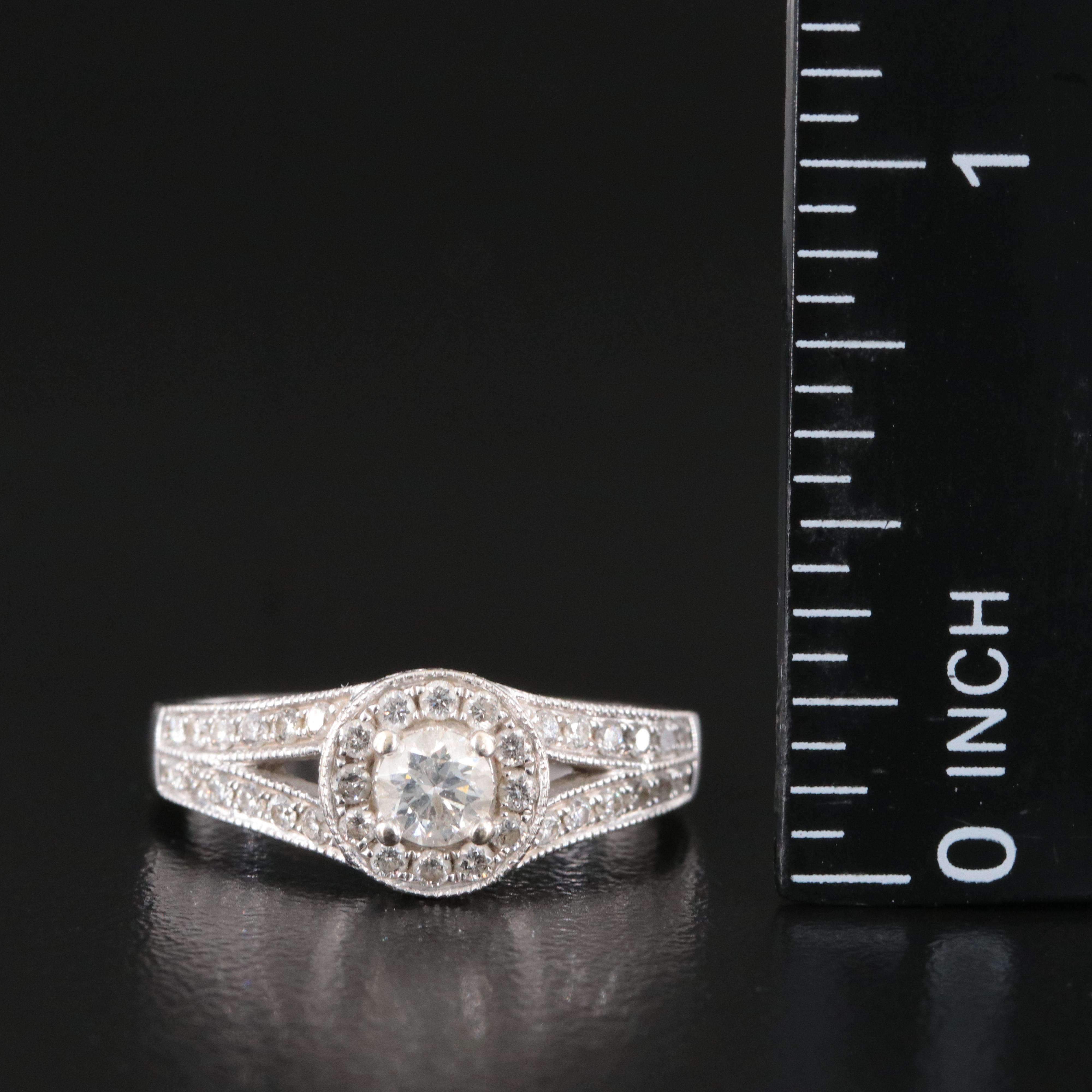 14K 0.65 CTW Diamond Ring