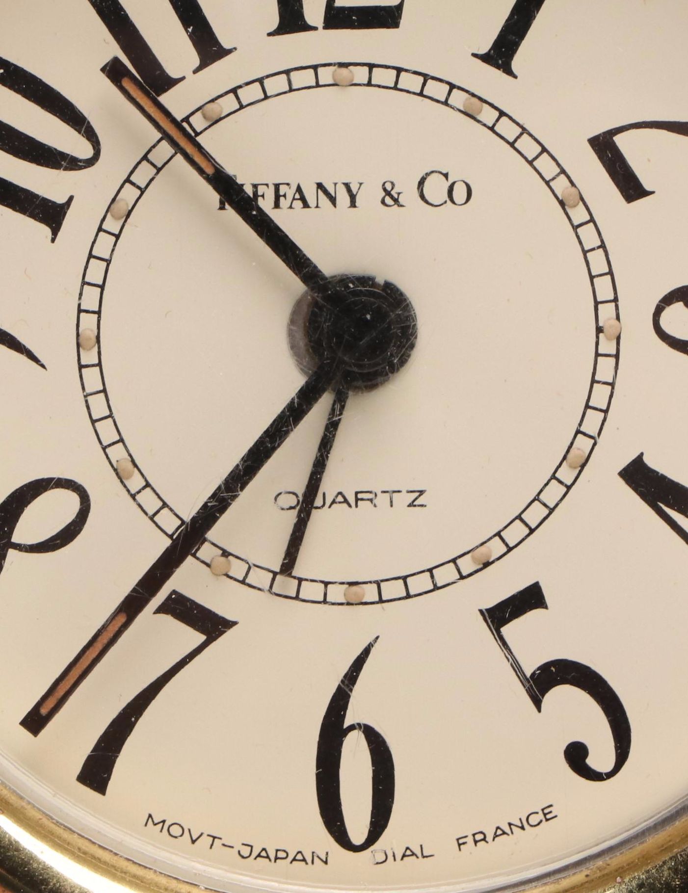 Tiffany & Co. Round Travel Clock