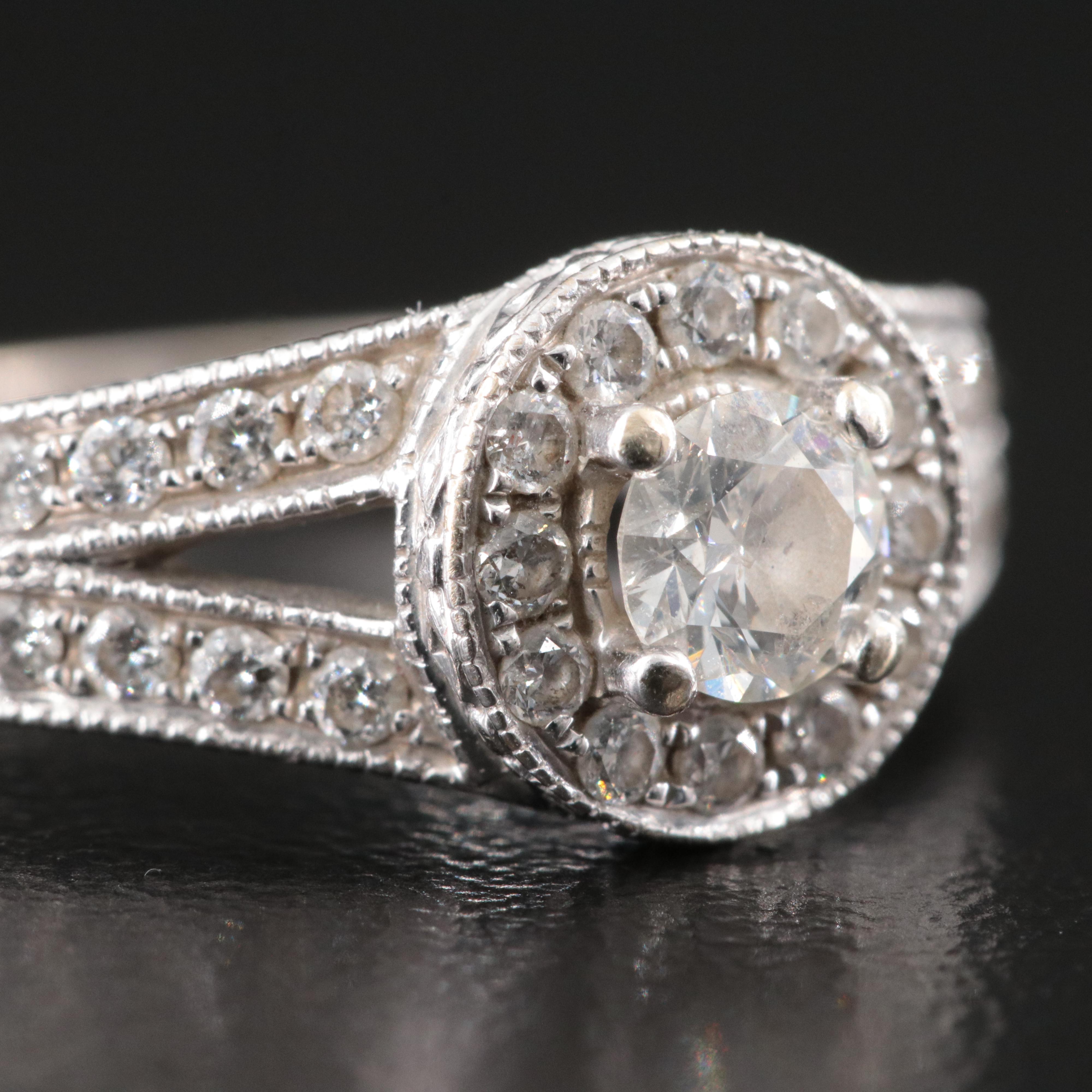 14K 0.65 CTW Diamond Ring