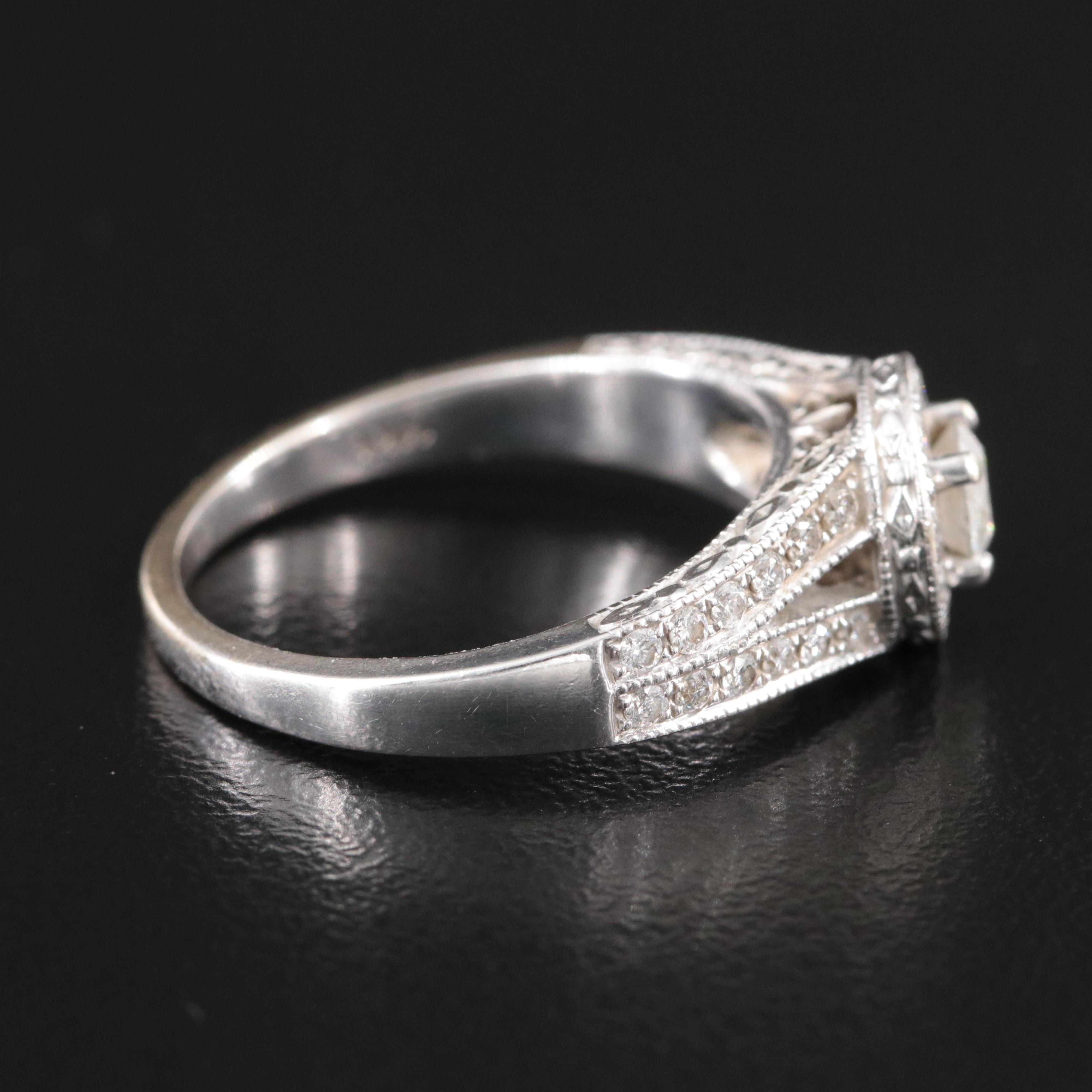 14K 0.65 CTW Diamond Ring