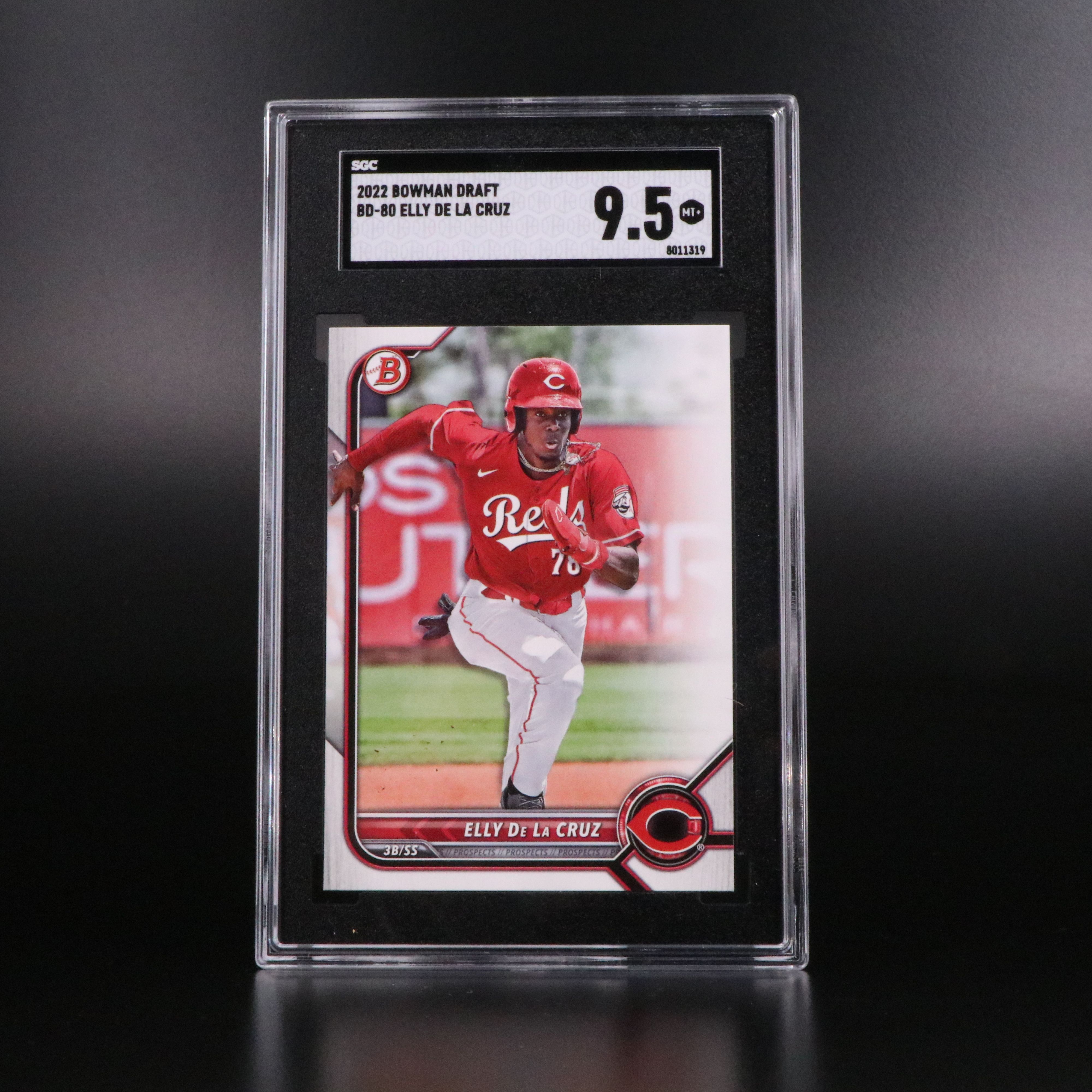SGC Graded Cincinnati Reds Baseball Cards Featuring Elly De La Cruz and More