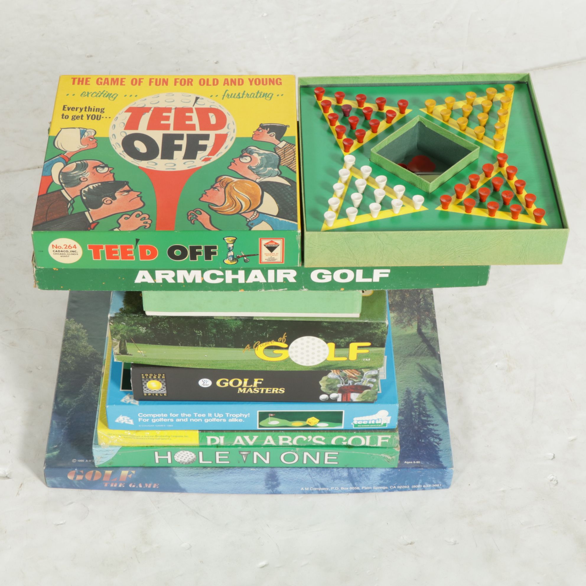 "Tee It Up!" and "Tee'd Off" with "Armchair Golf" and More Golf Board Games