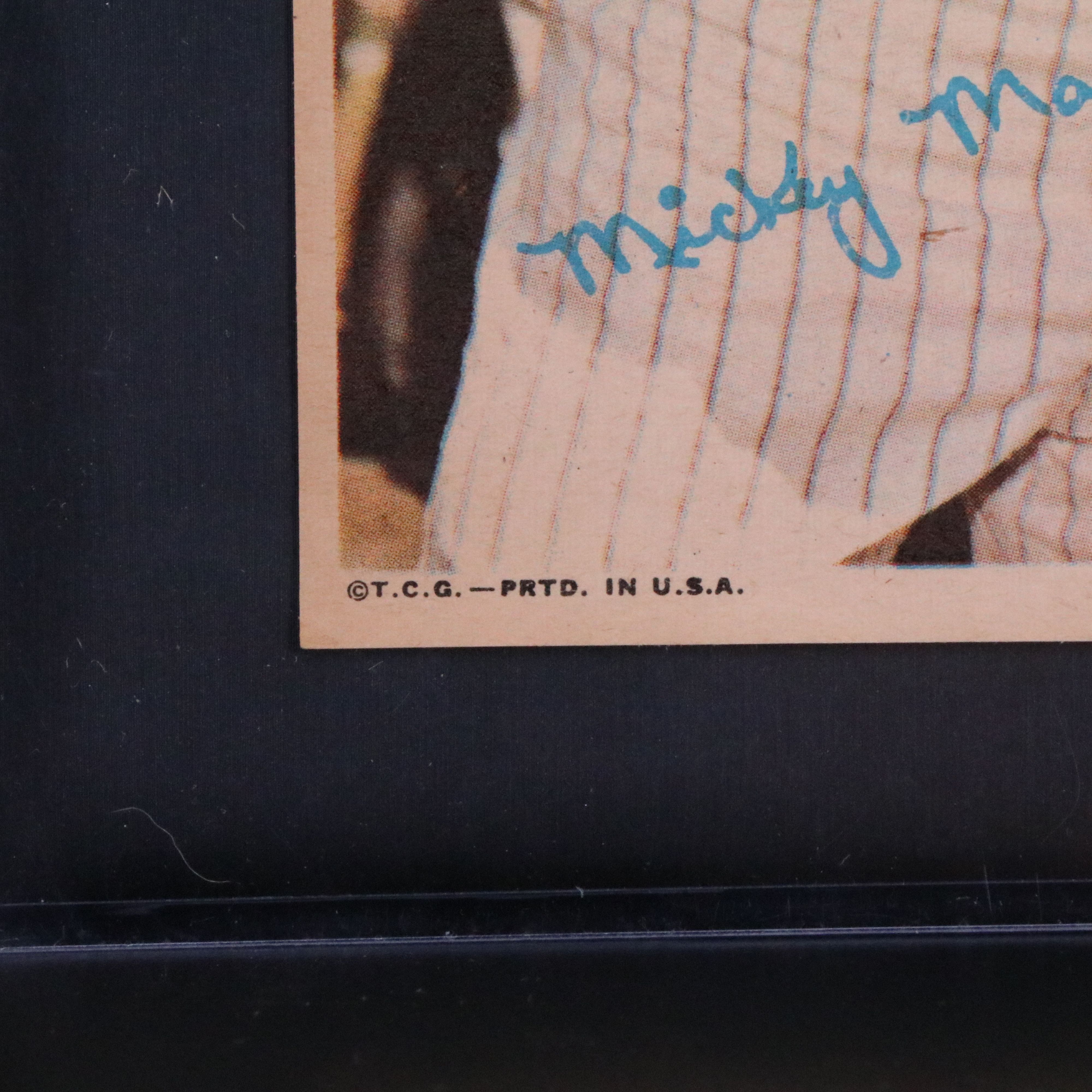 1967 Topps Mickey Mantle New York Yankees Baseball Poster Insert