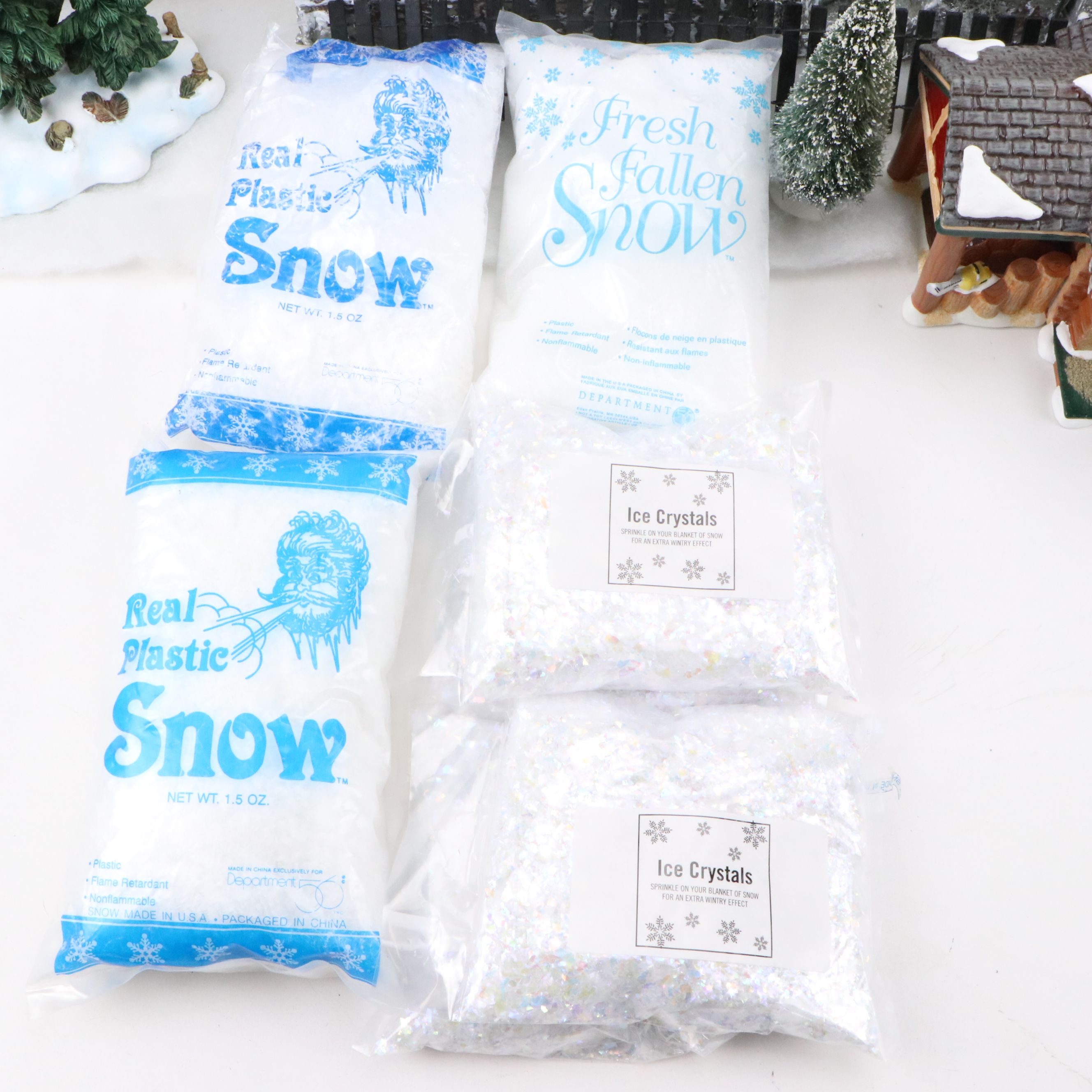 Department 56 "Snow Village" with Other Christmas Village Décor