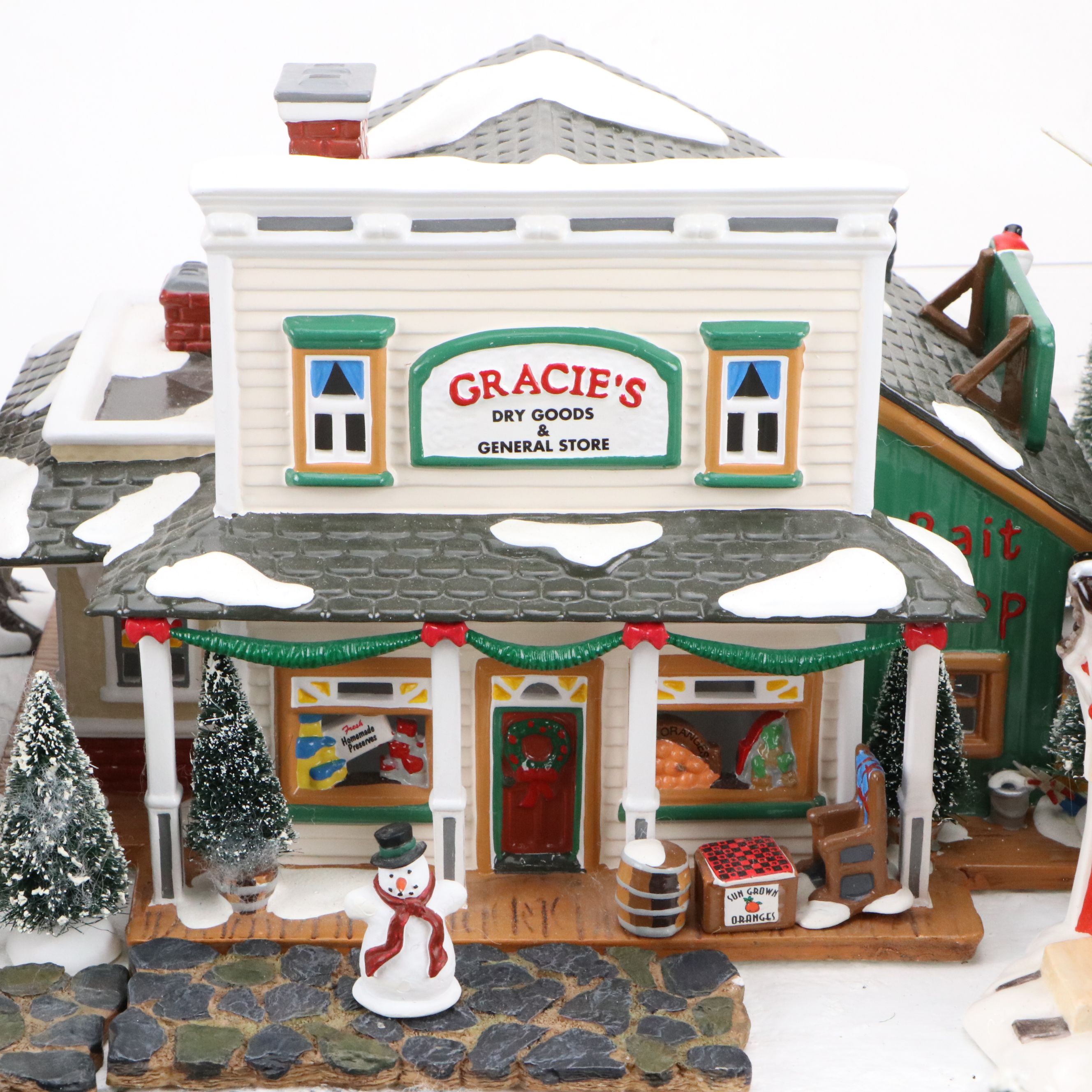 Department 56 "Snow Village" with Other Christmas Village Décor