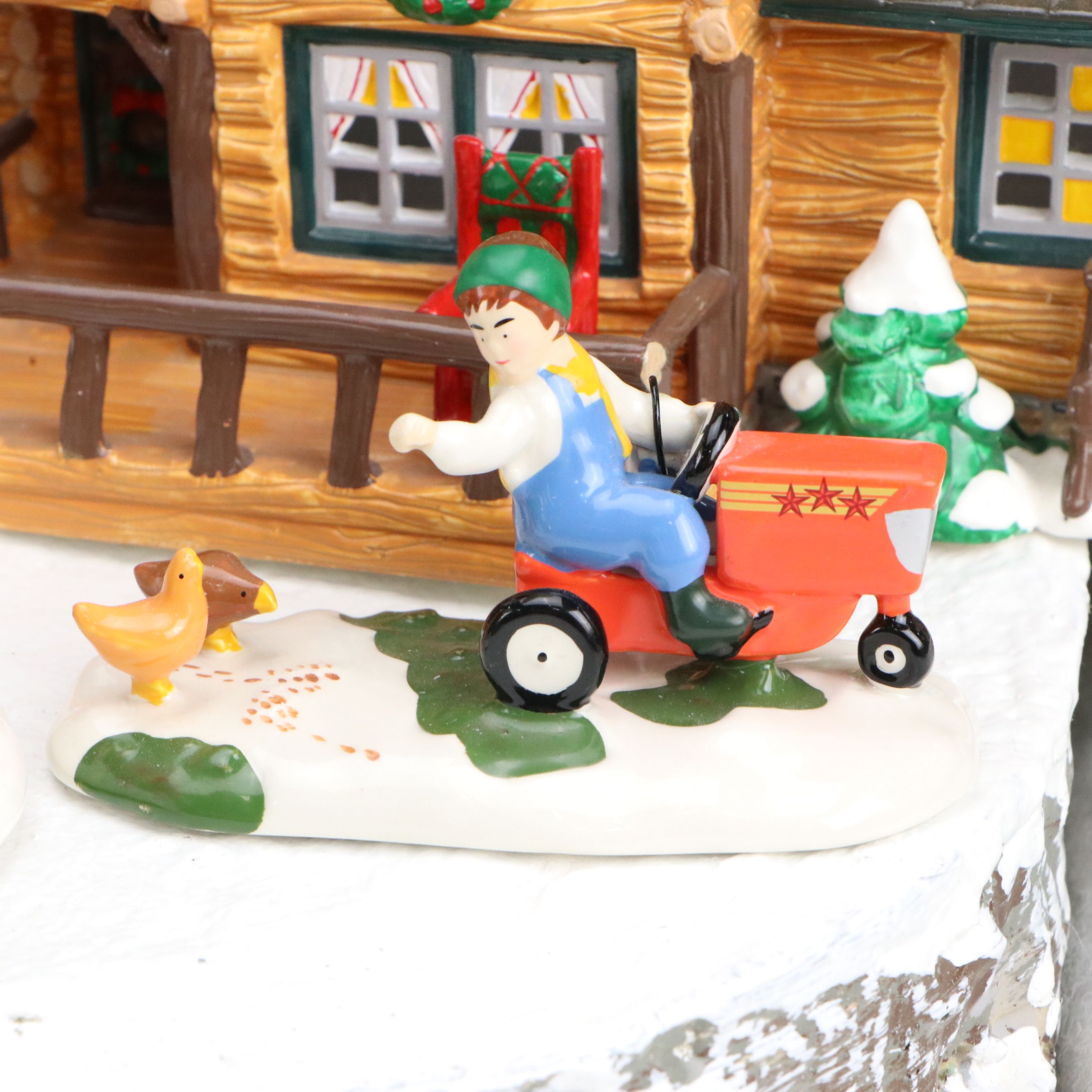 Department 56 "Snow Village" with Other Christmas Village Décor