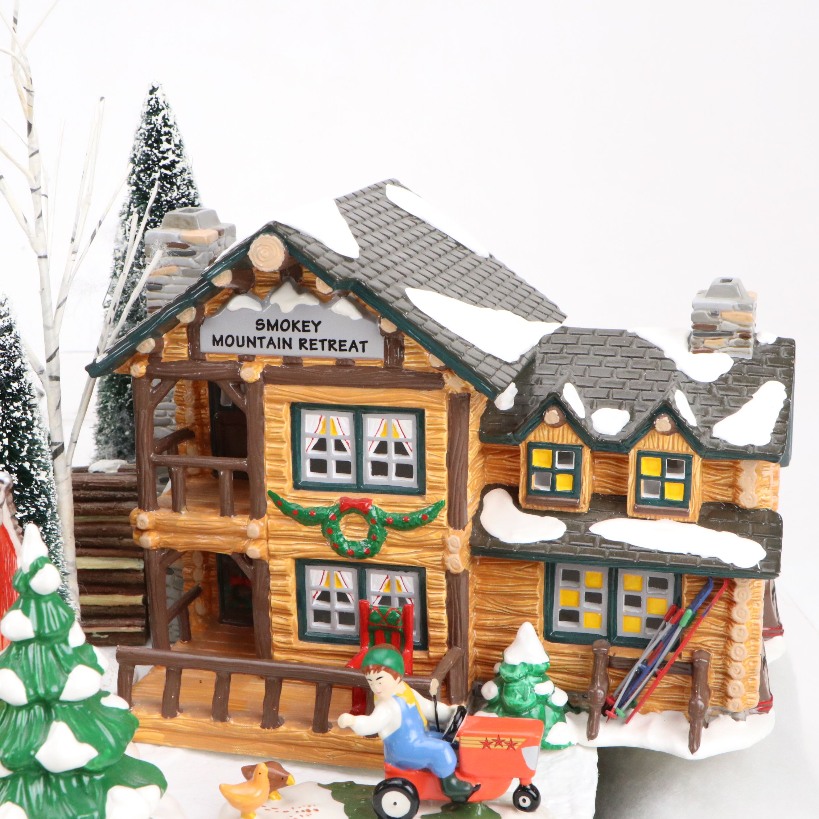 Department 56 "Snow Village" with Other Christmas Village Décor