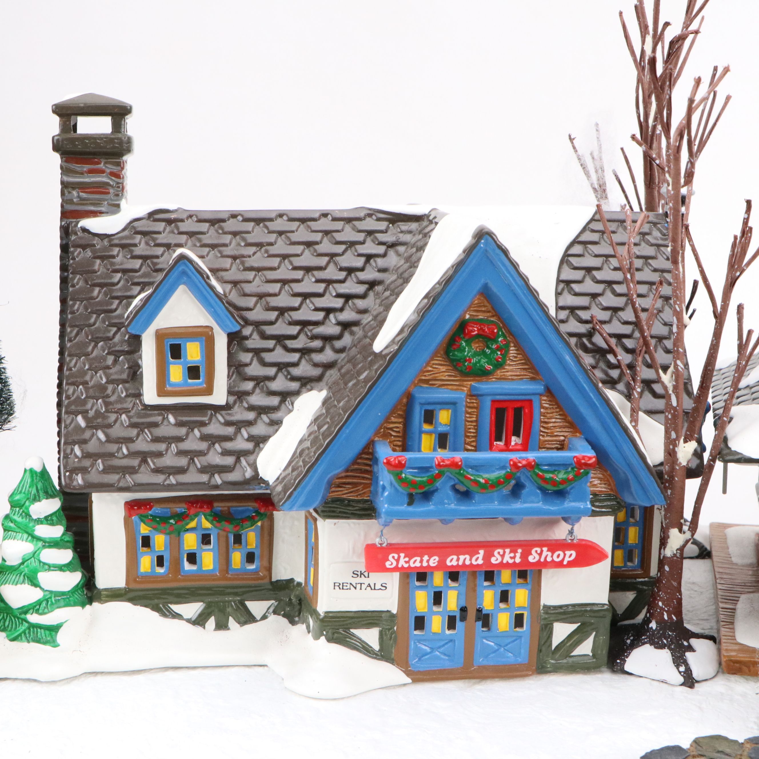 Department 56 "Snow Village" with Other Christmas Village Décor