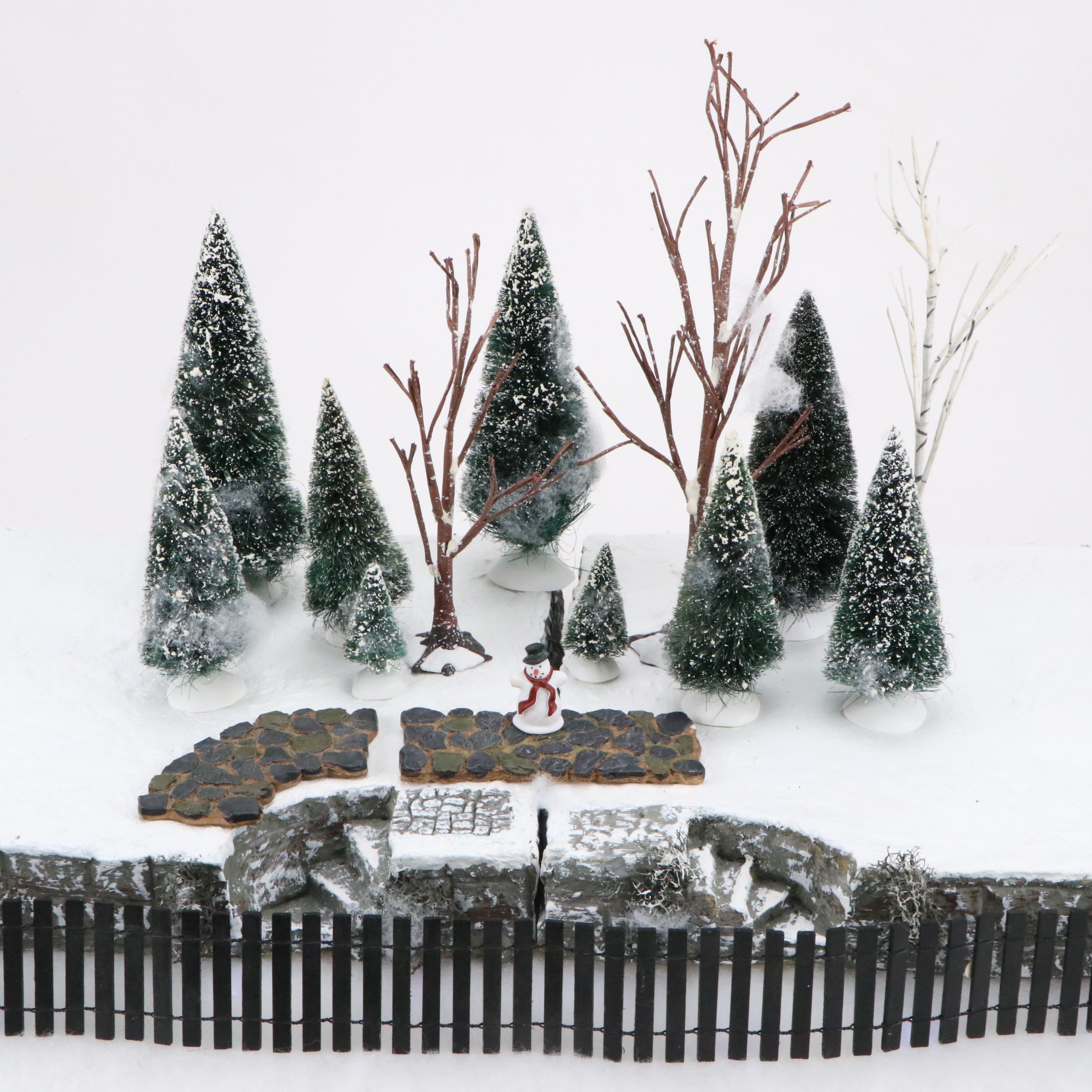 Department 56 "Snow Village" with Other Christmas Village Décor