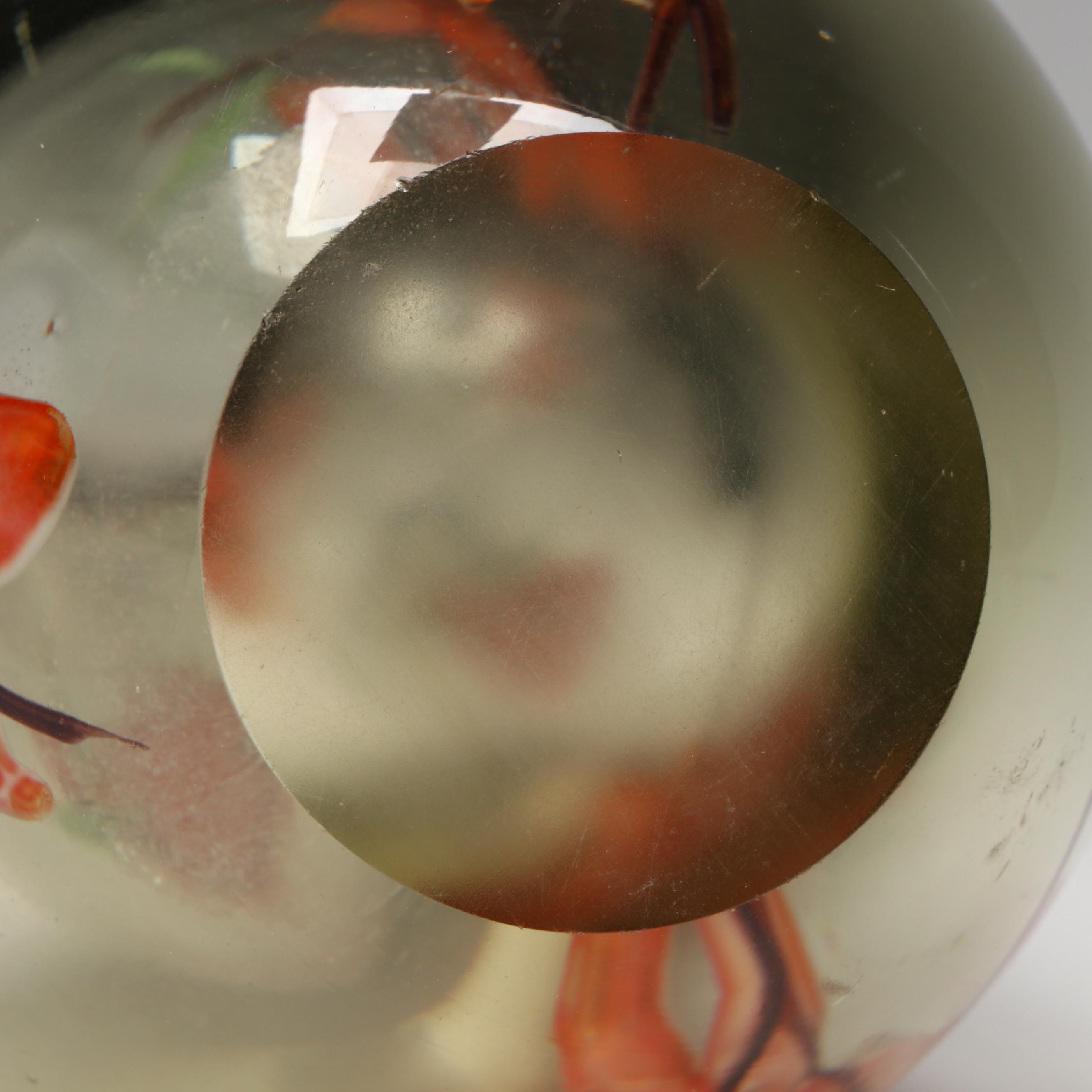 Floral Art Glass Vase