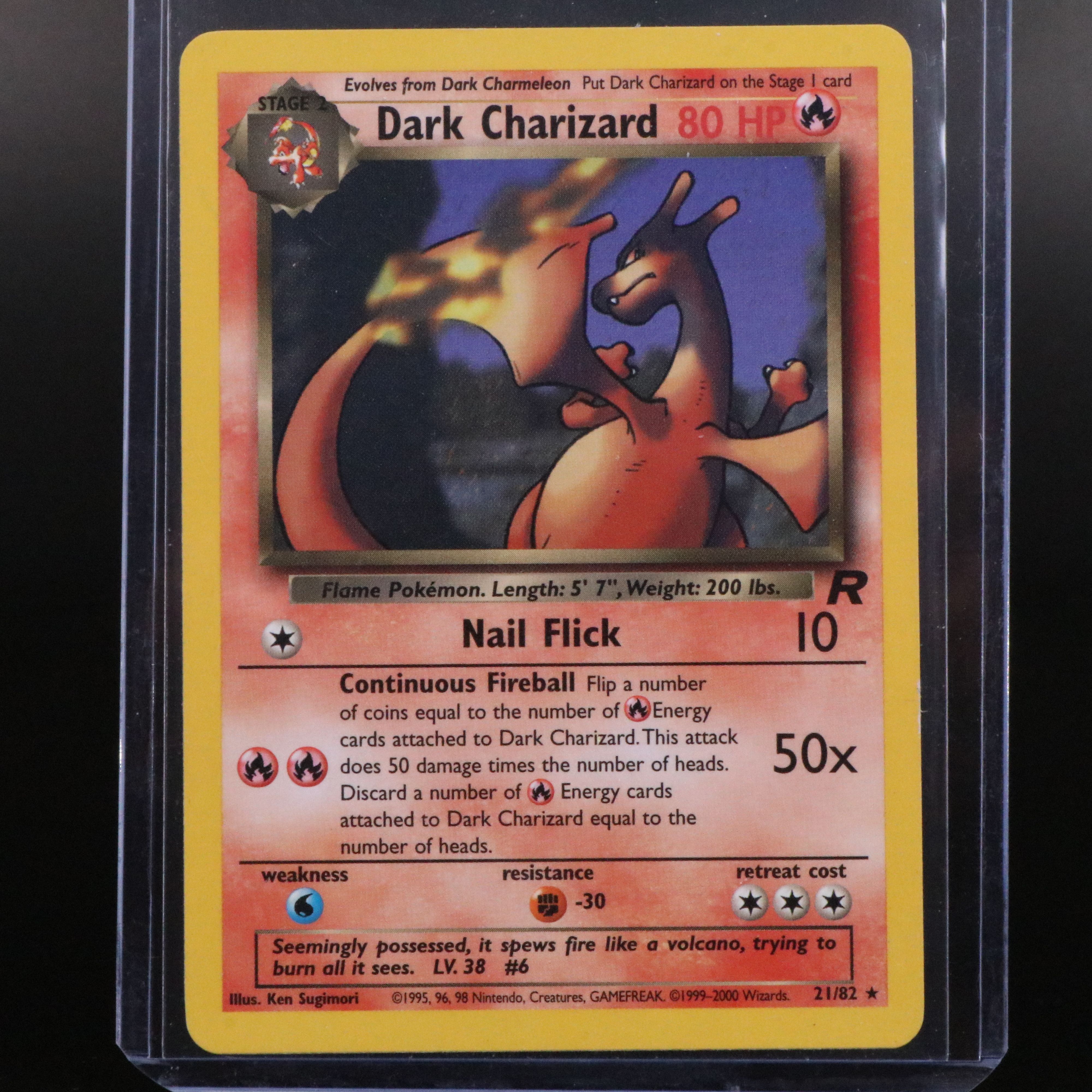 Team Rocket Dark Charizard Pokémon Card