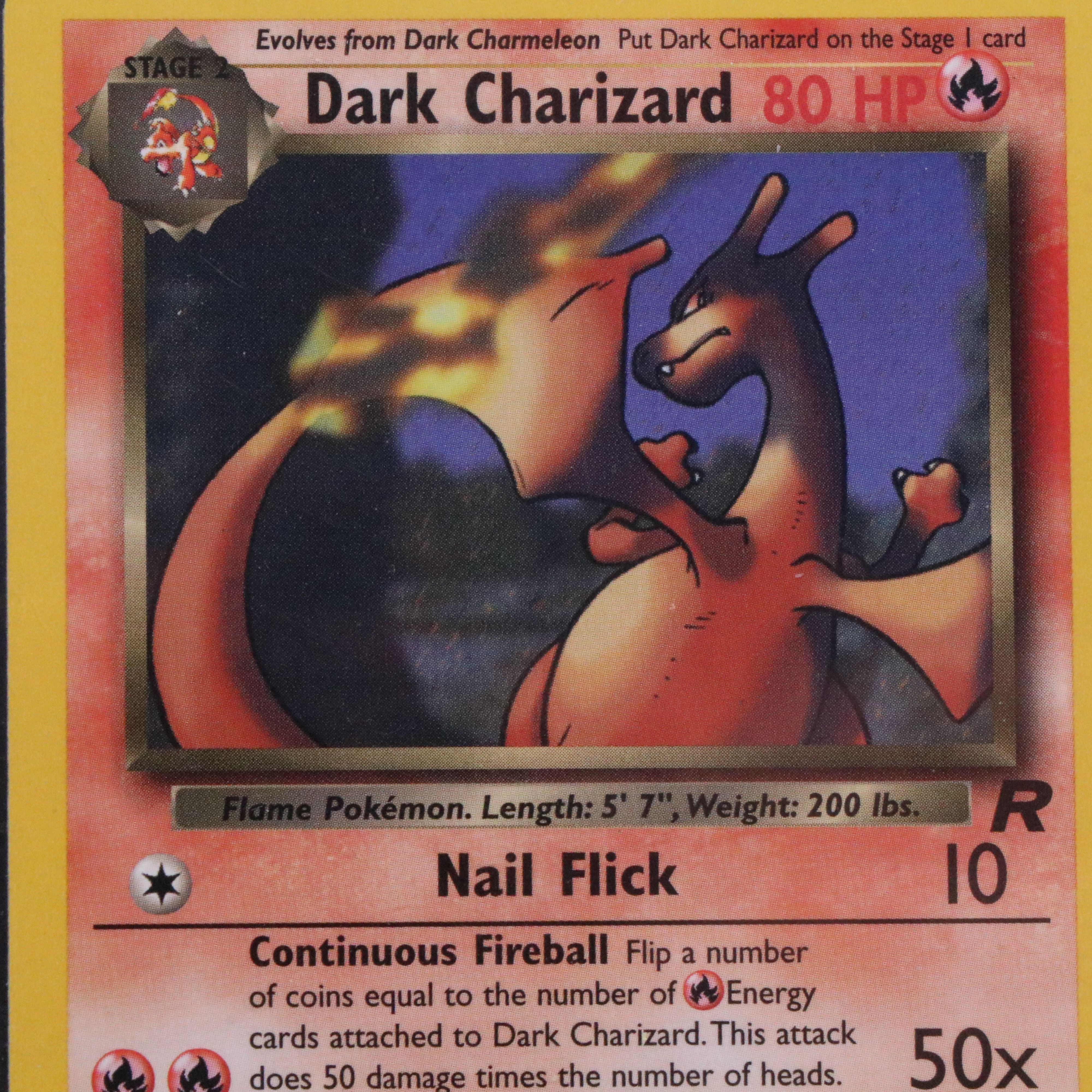 Team Rocket Dark Charizard Pokémon Card