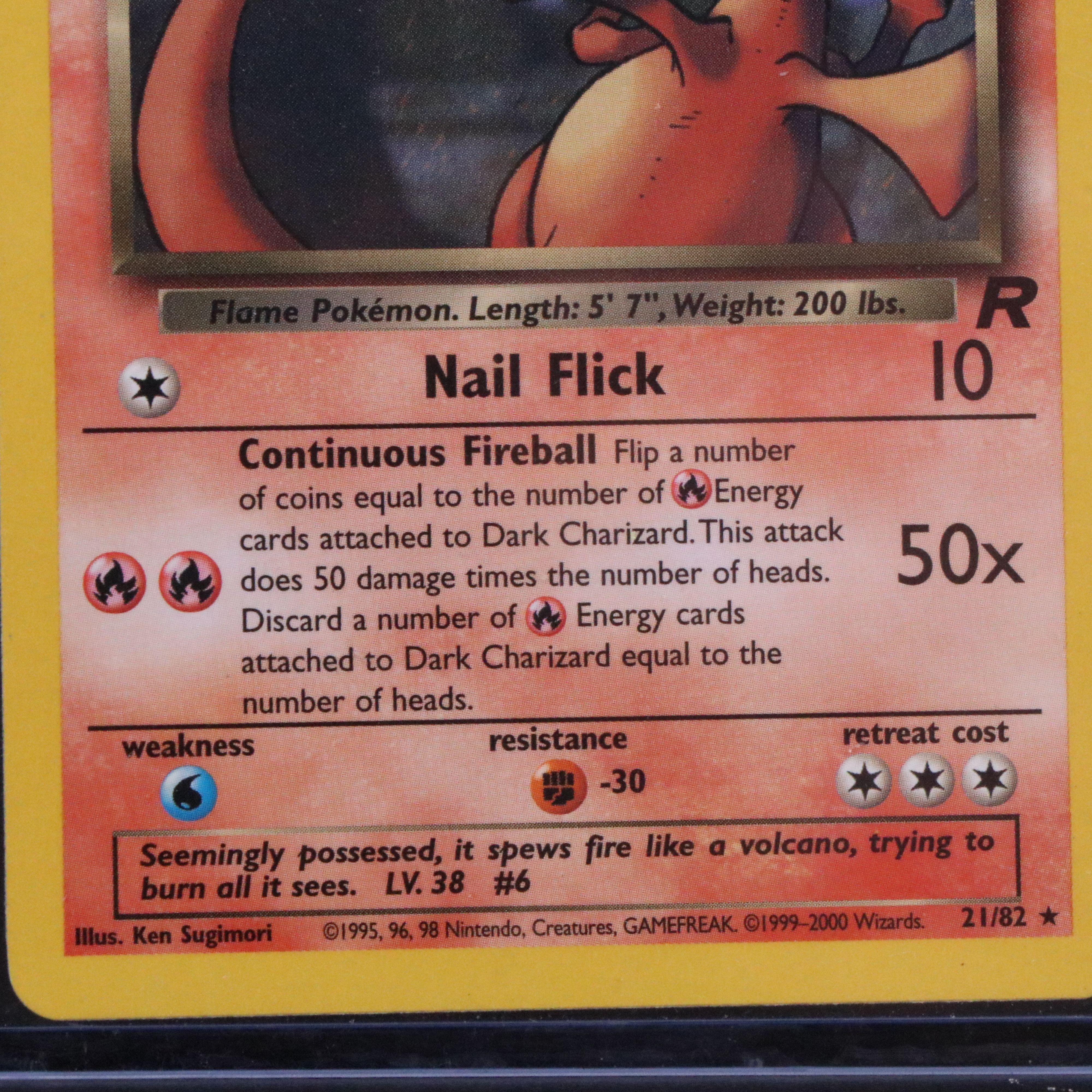 Team Rocket Dark Charizard Pokémon Card