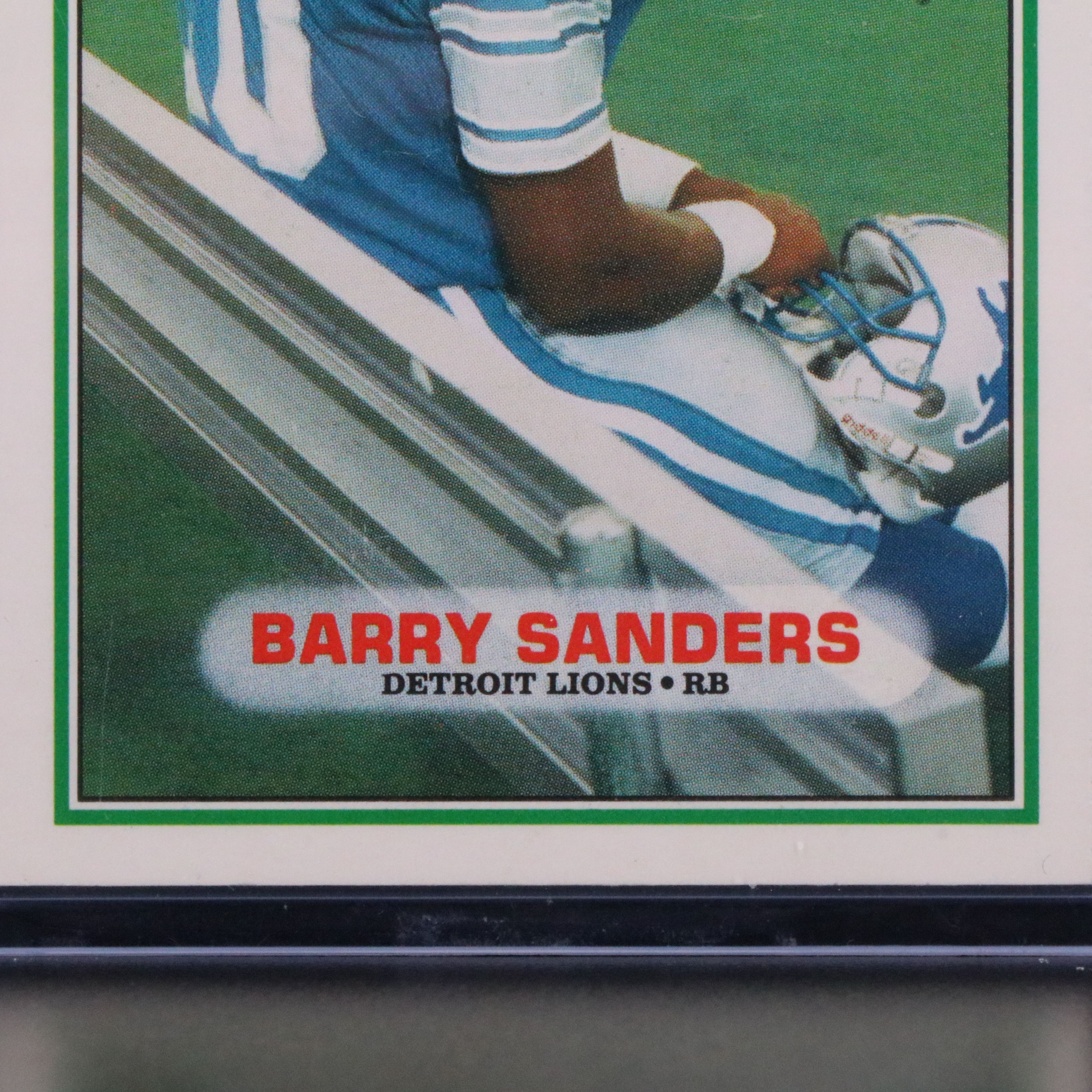 1989 Topps Traded Barry Sanders Detroit Lions Rookie Football Card