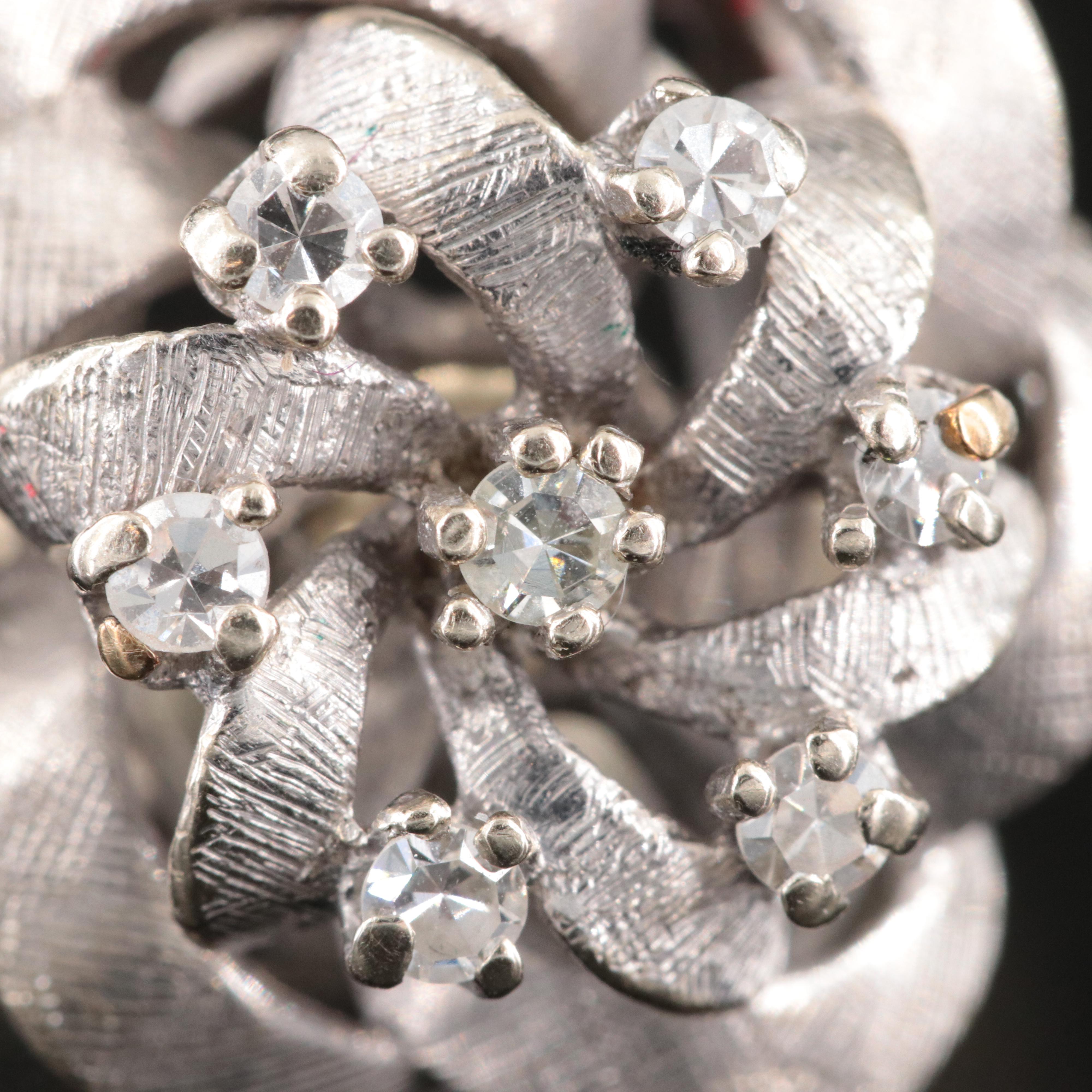 Vintage 14K 0.31 CTW Diamond Ring