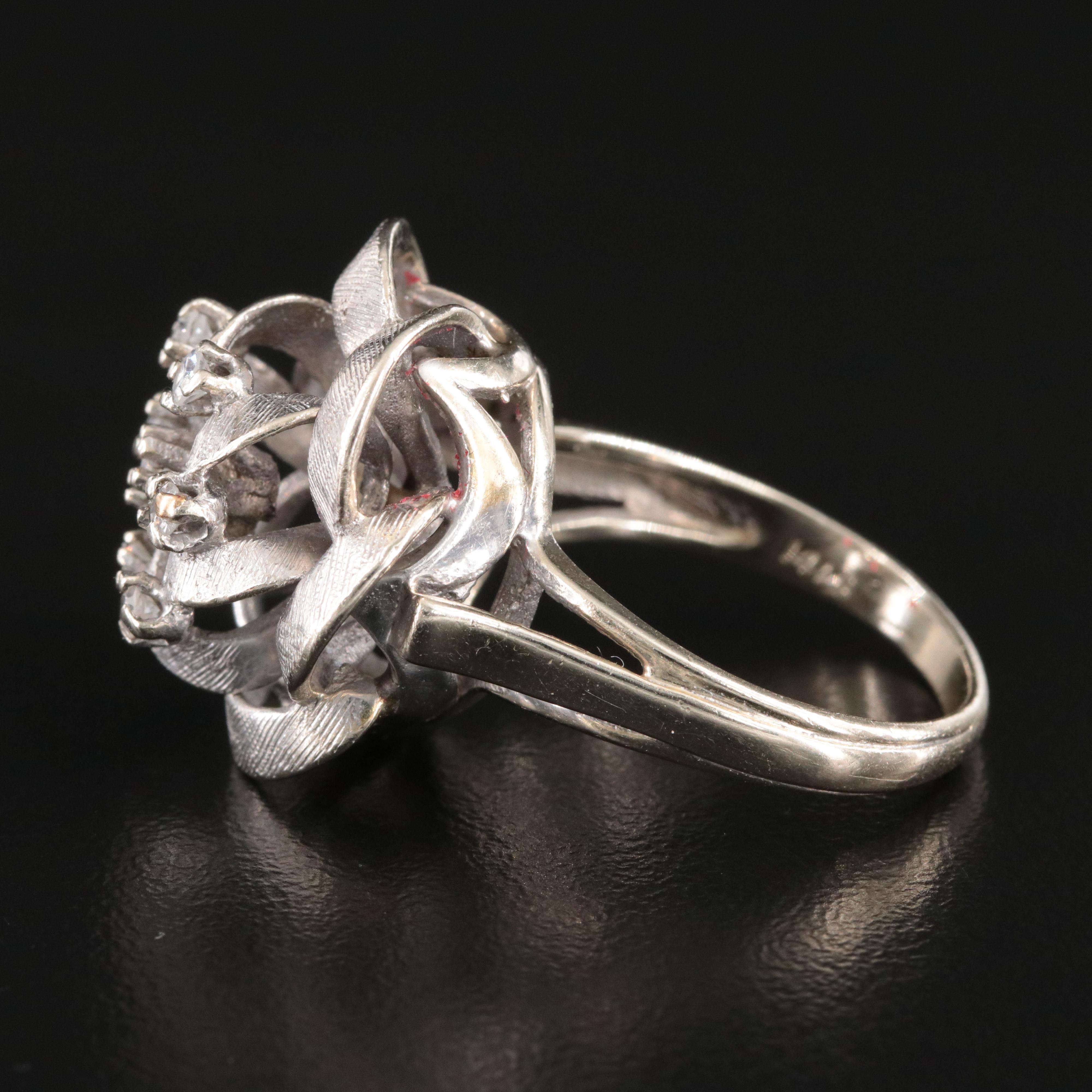 Vintage 14K 0.31 CTW Diamond Ring