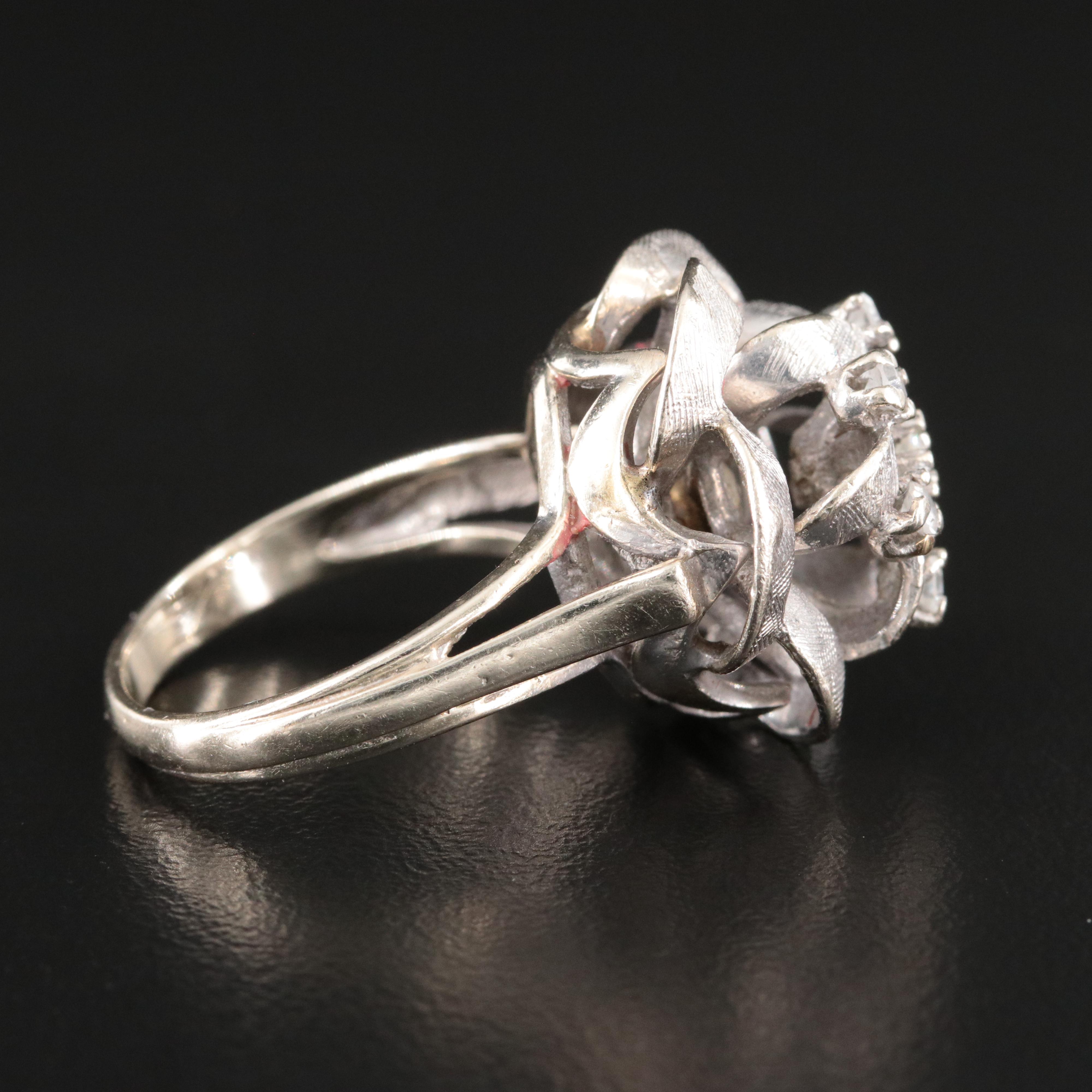 Vintage 14K 0.31 CTW Diamond Ring