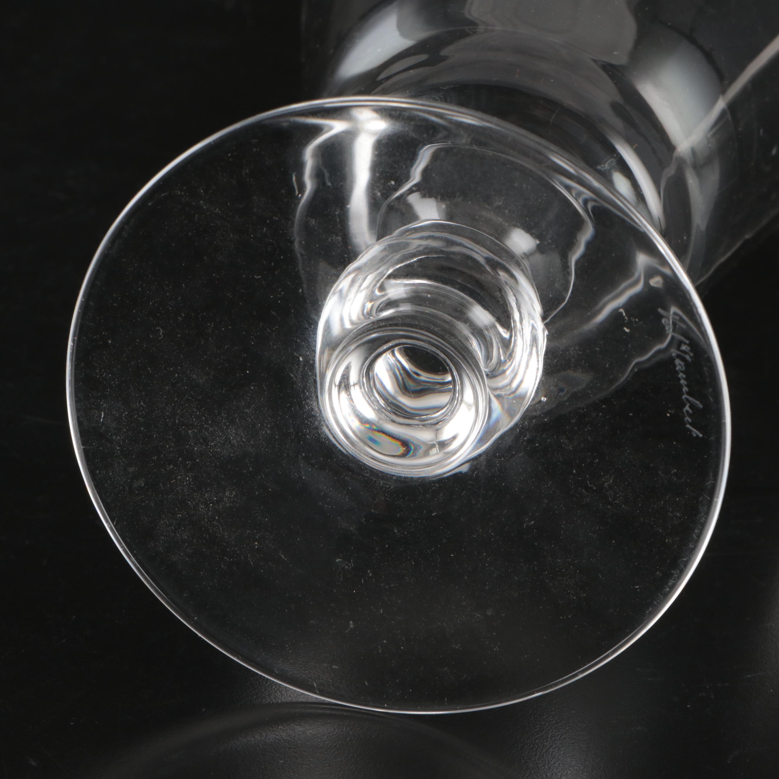 Baccarat Crystal Box and Val St. Lambert Crystal Candy Dish