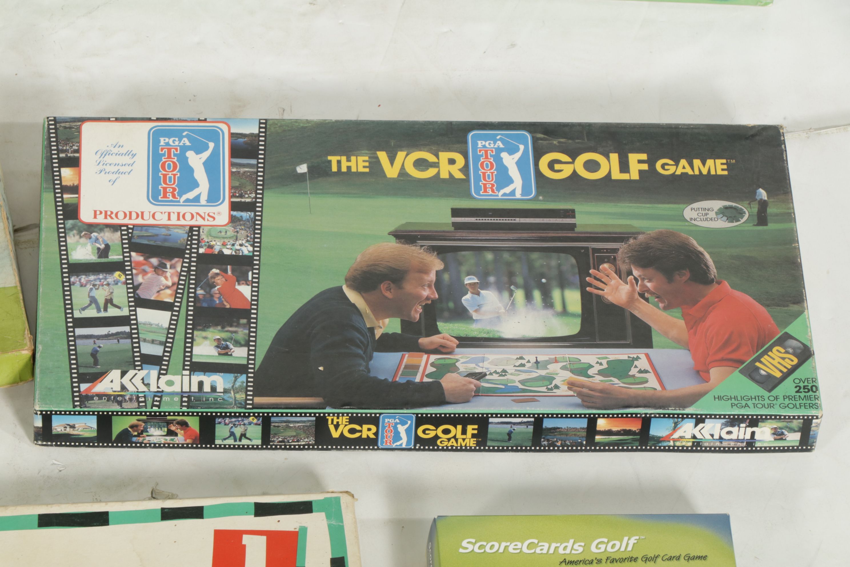 "The VCR Golf Game" and "Par Golf" with More Golf Board Games