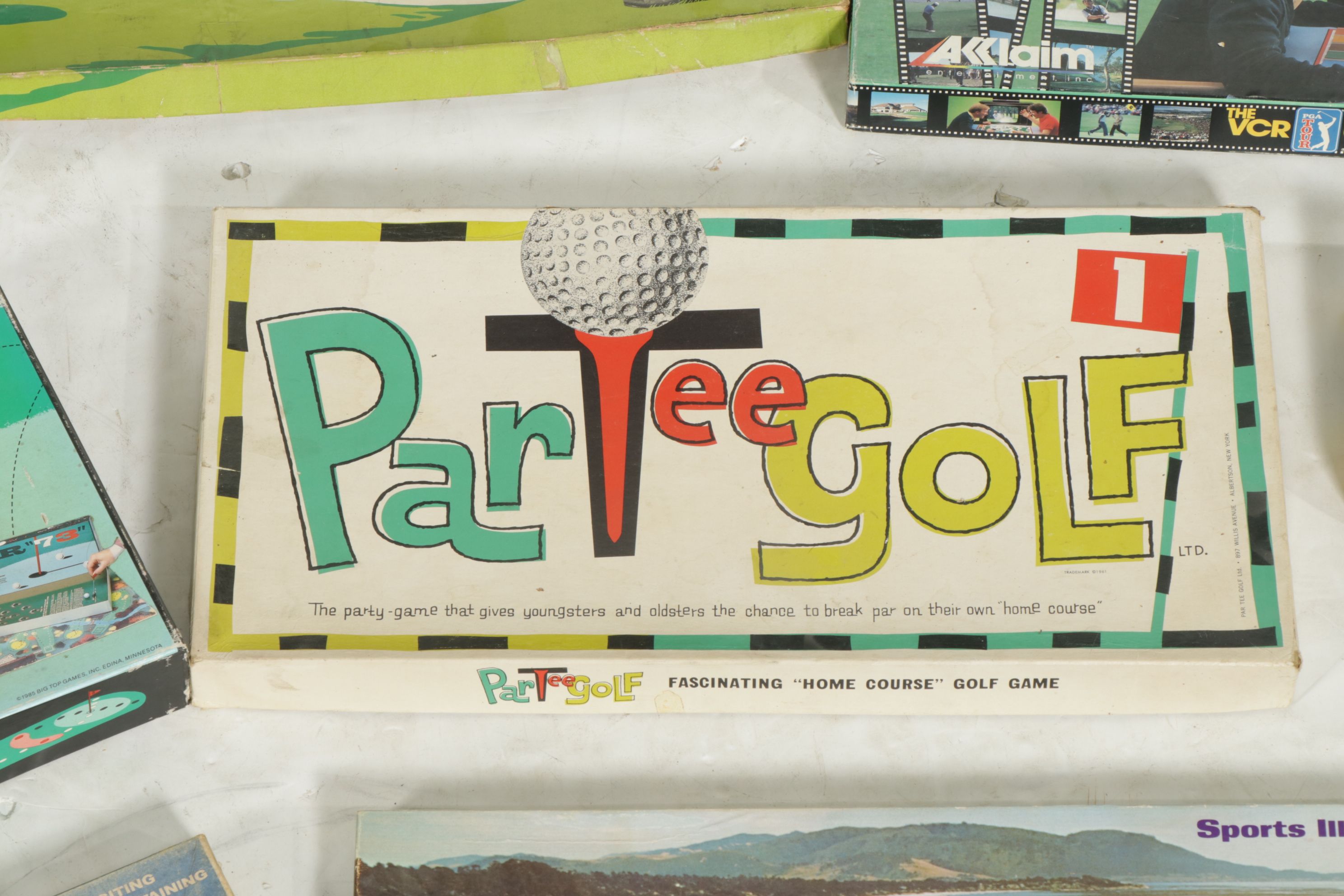 "The VCR Golf Game" and "Par Golf" with More Golf Board Games