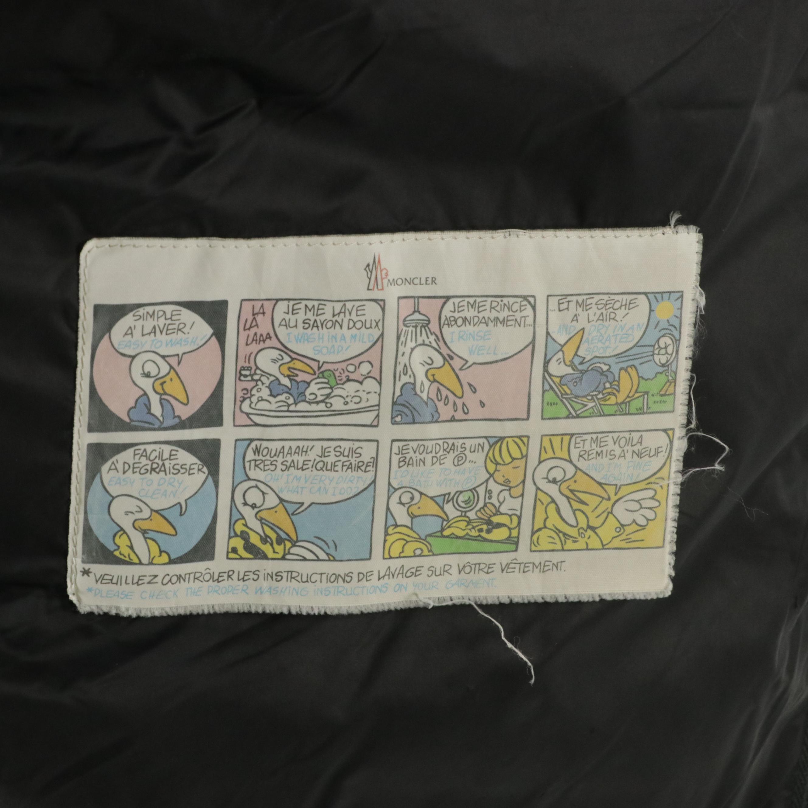 Men's Moncler Montgenevre Short Down Jacket in Cool Grey Wool