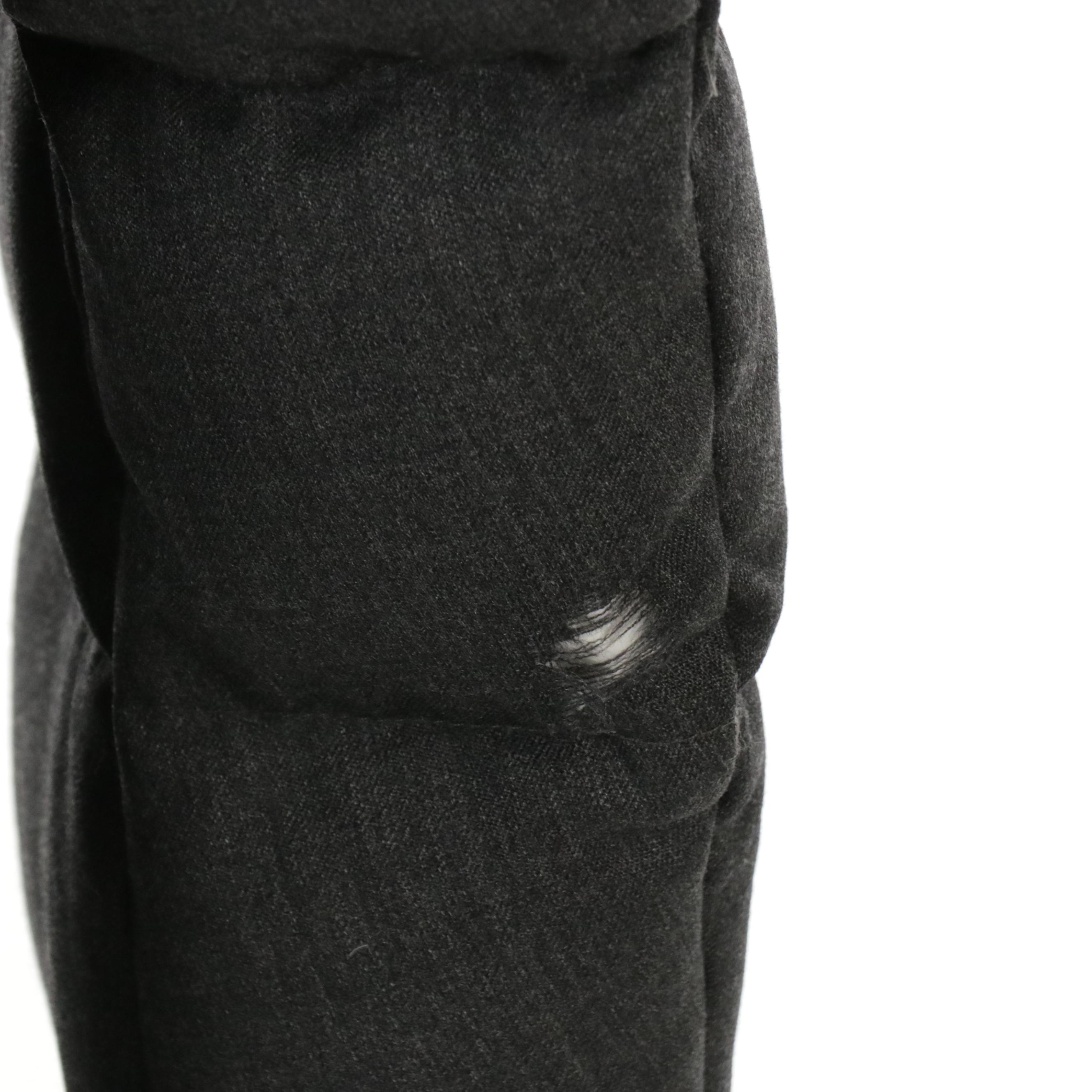 Men's Moncler Montgenevre Short Down Jacket in Cool Grey Wool