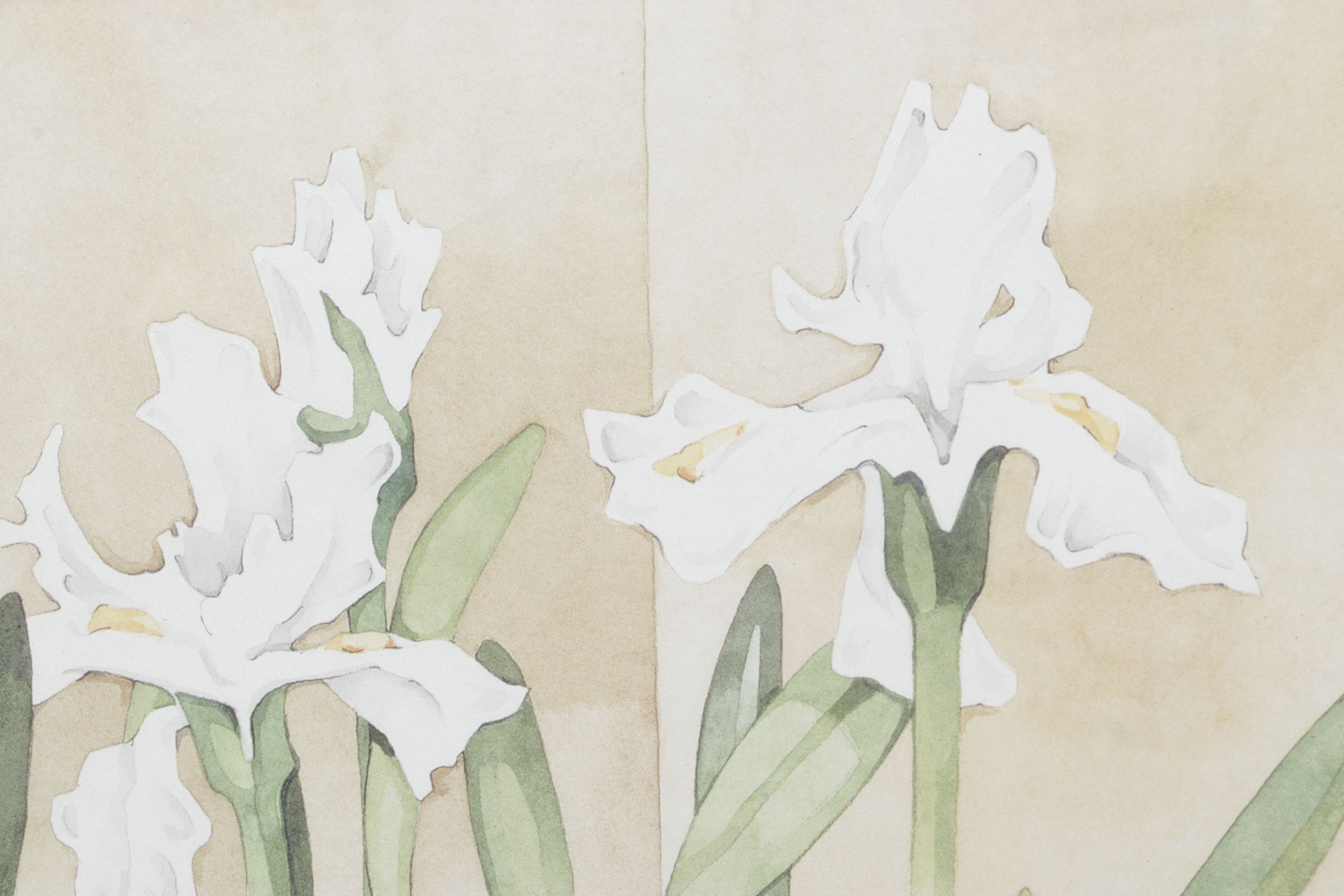 Offset Lithograph After Julie Berg "Iris", 1998