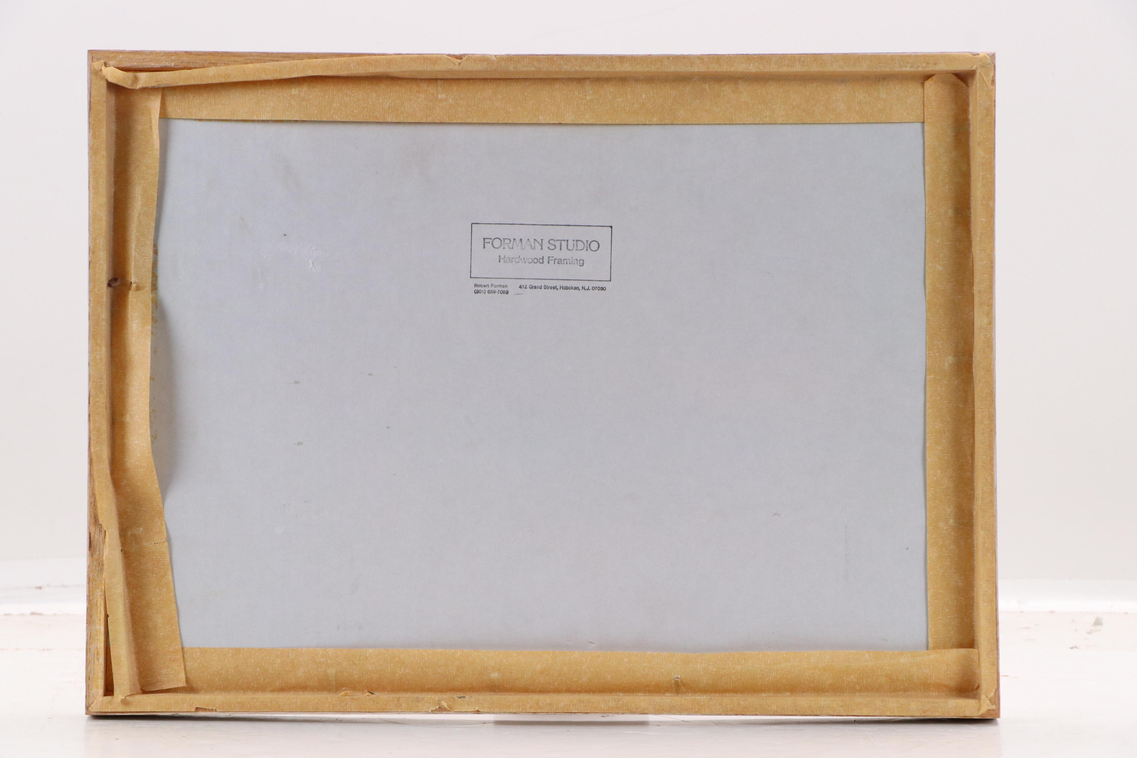 Mixed Media Figural Nude Portrait Drawings, 1990