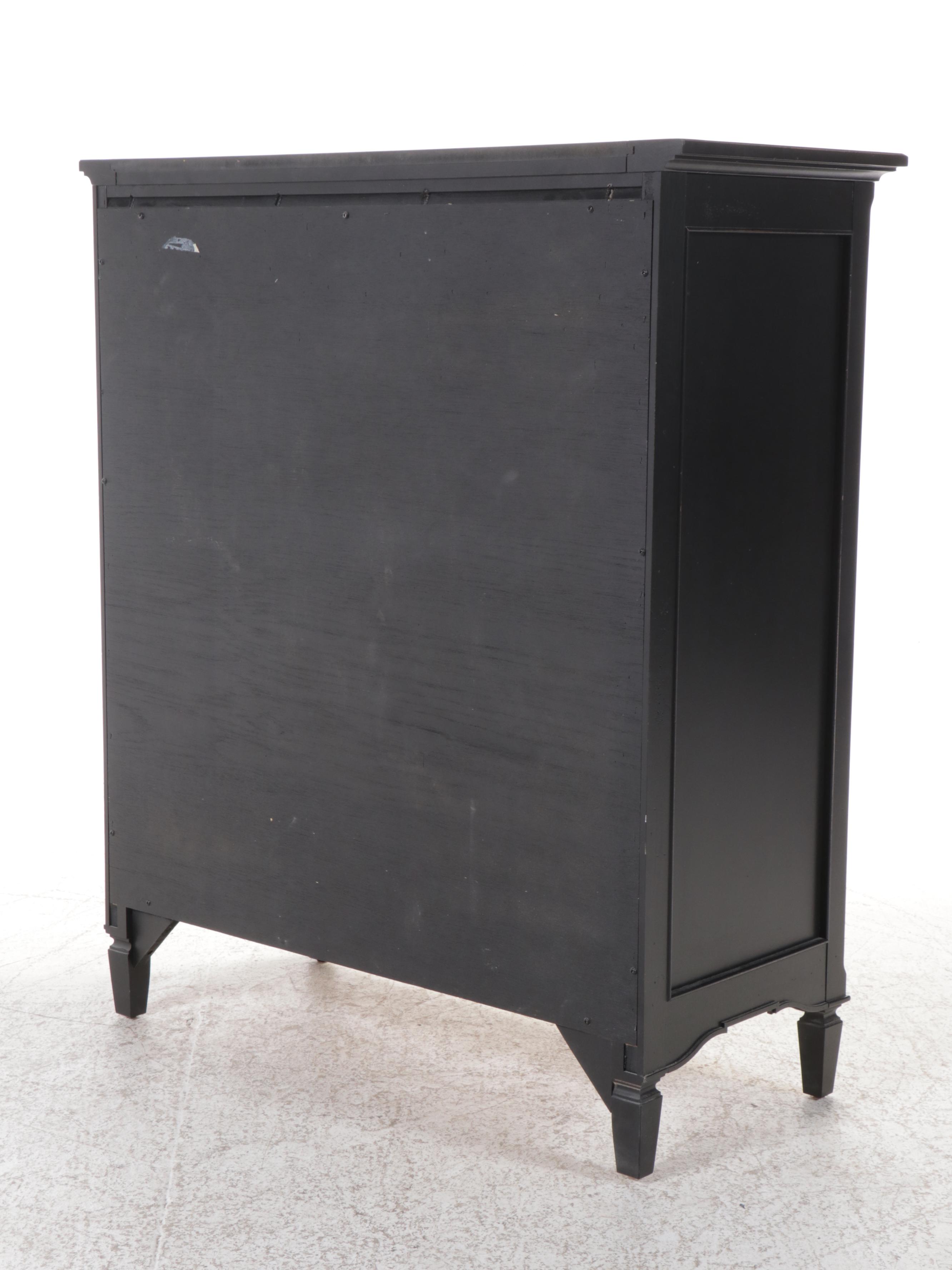Stanley Furniture Ebonized Wood Chest of Drawers