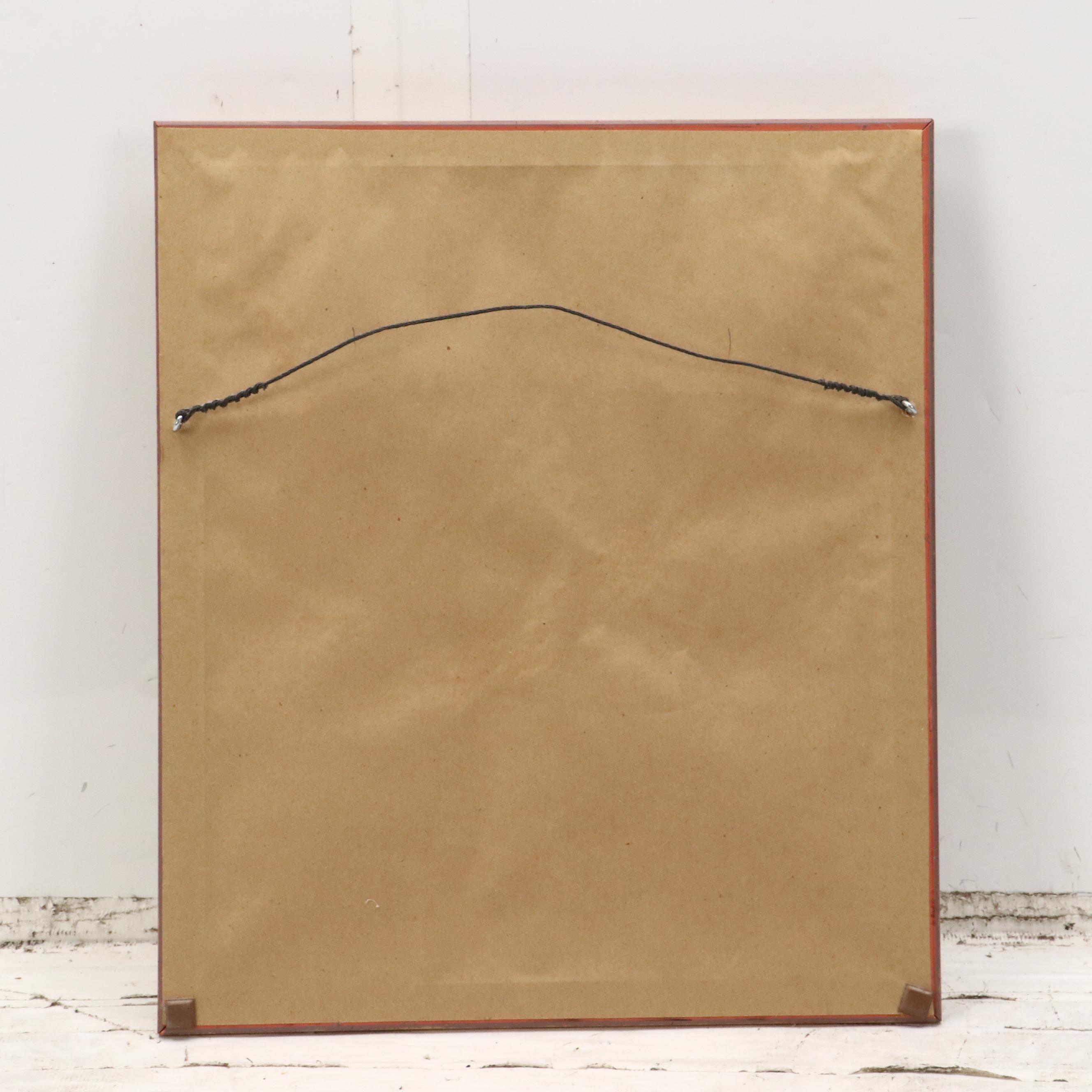 Shannon Smith Figurative Ink Drawing of Standing Nude, 1997