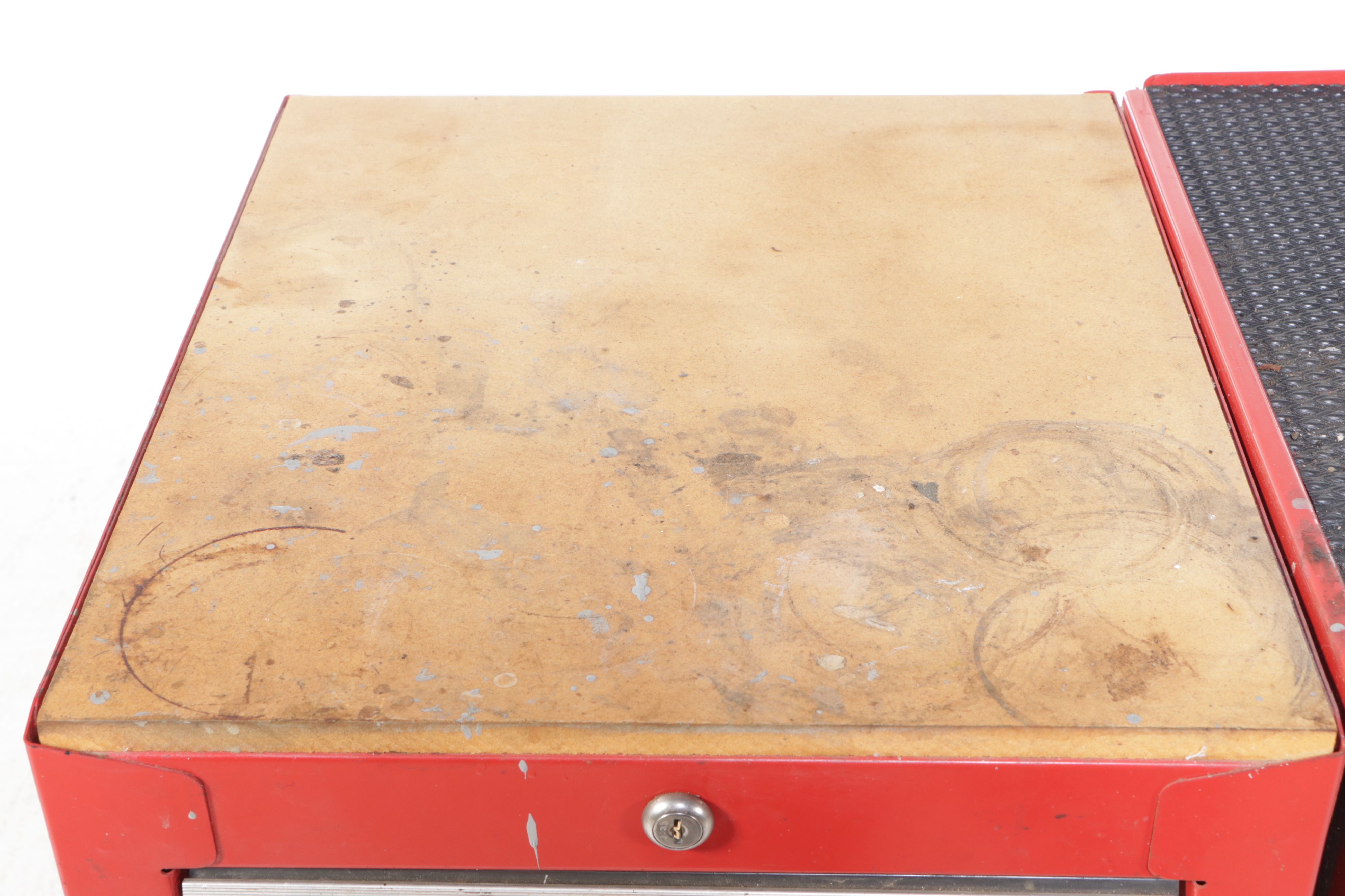 Craftsman Red Enameled Steel Tool Chest with Tools, Supplies and Hardware