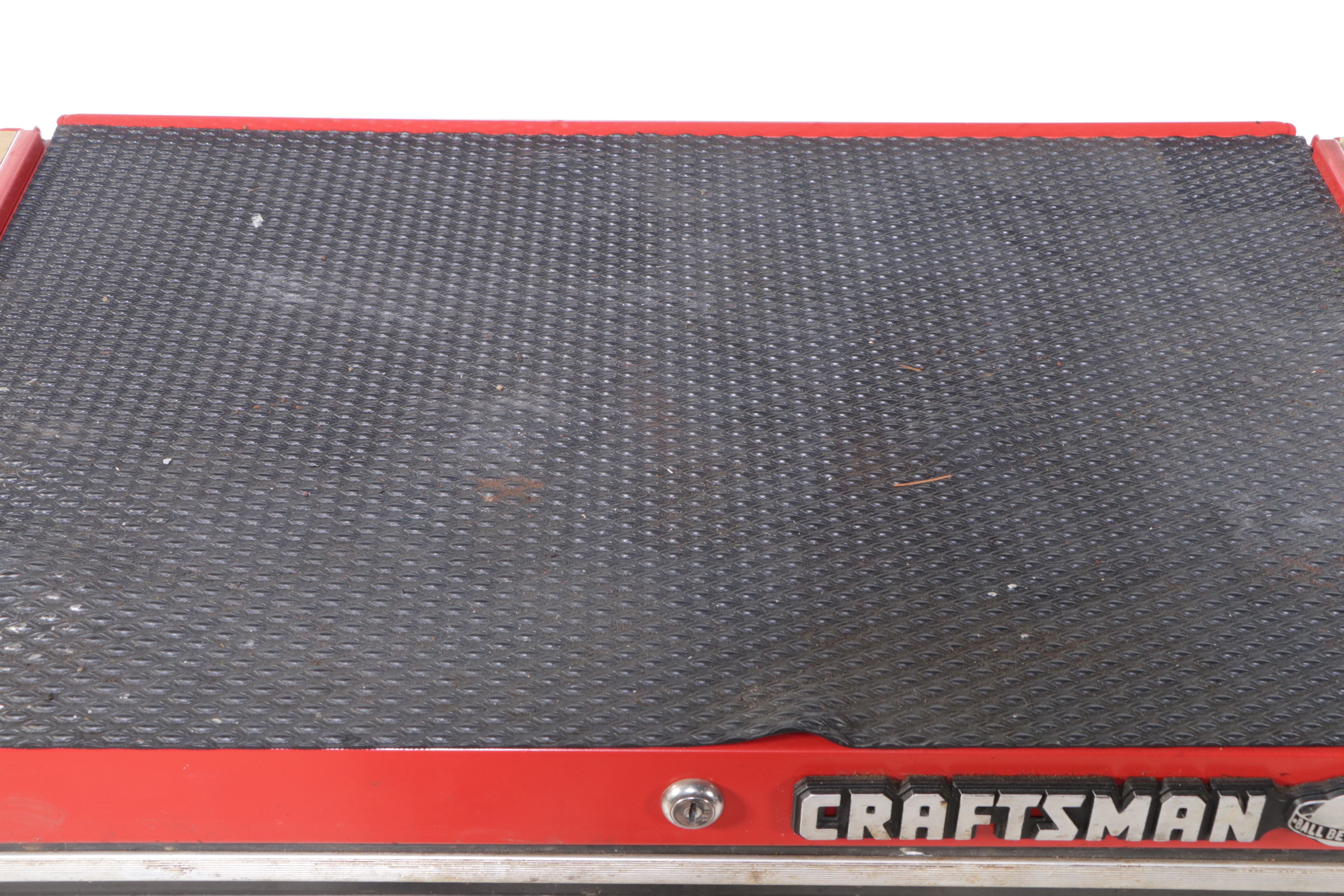 Craftsman Red Enameled Steel Tool Chest with Tools, Supplies and Hardware