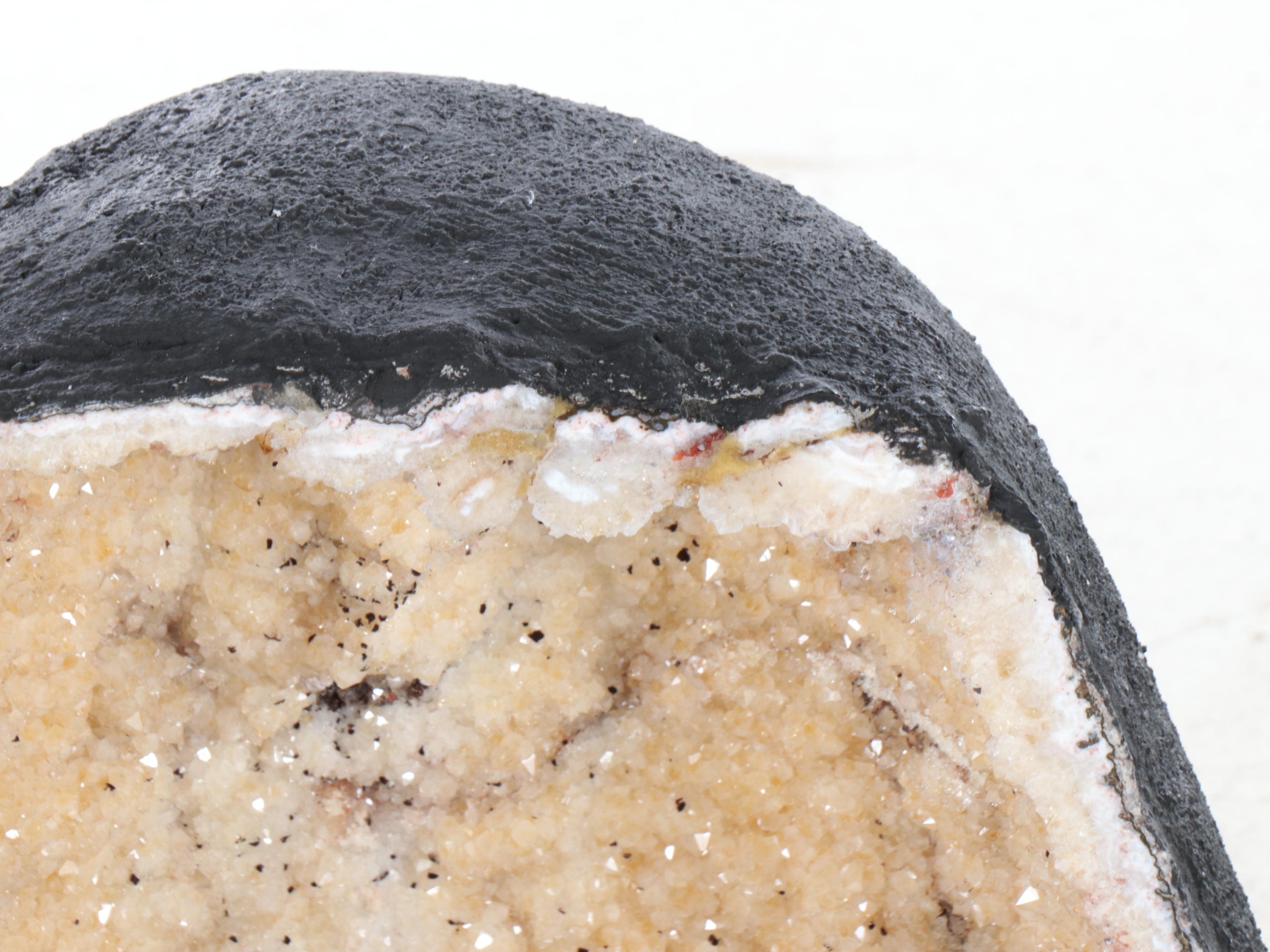 Large Citrine Cathedral Geode