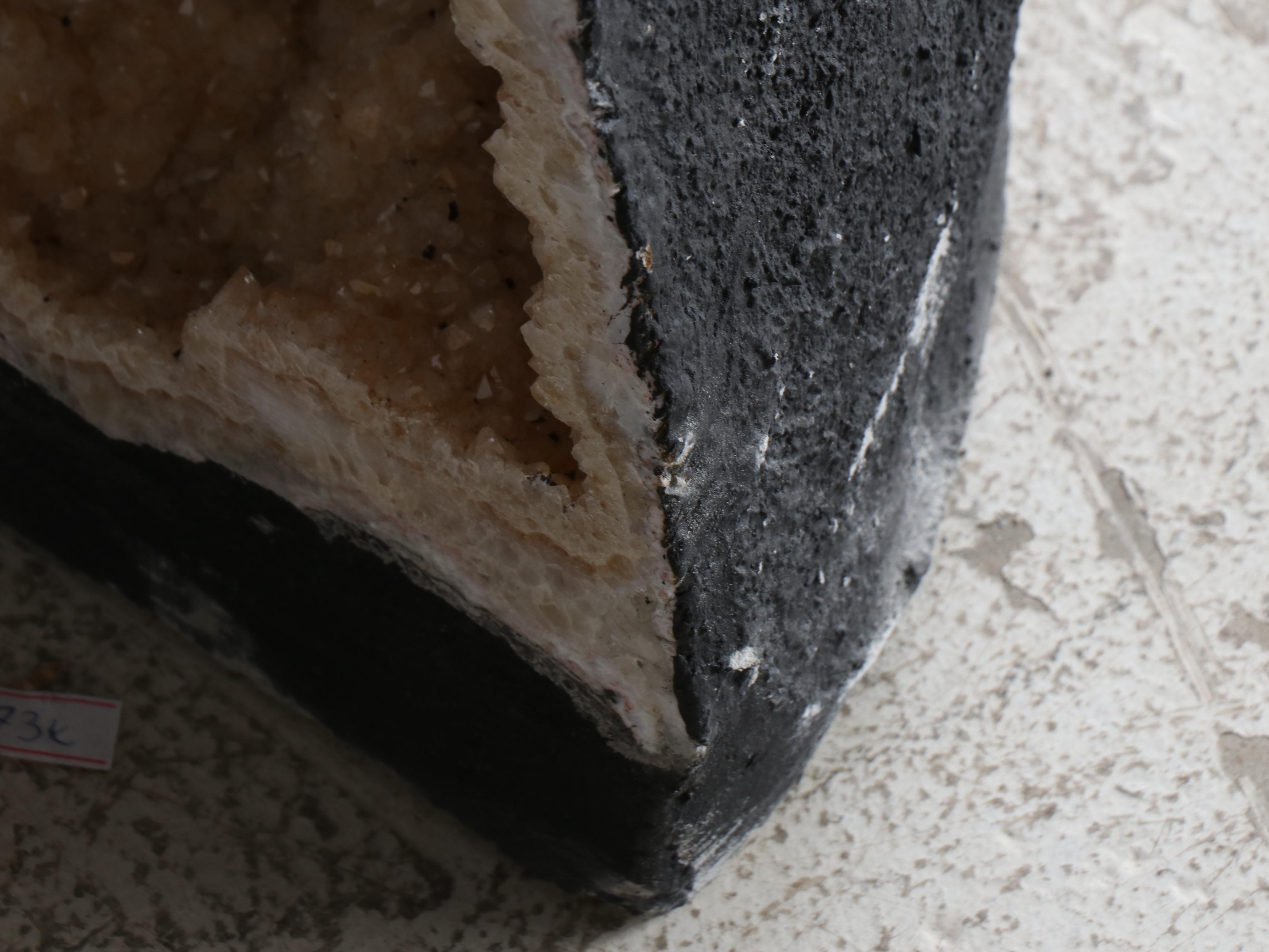 Large Citrine Cathedral Geode