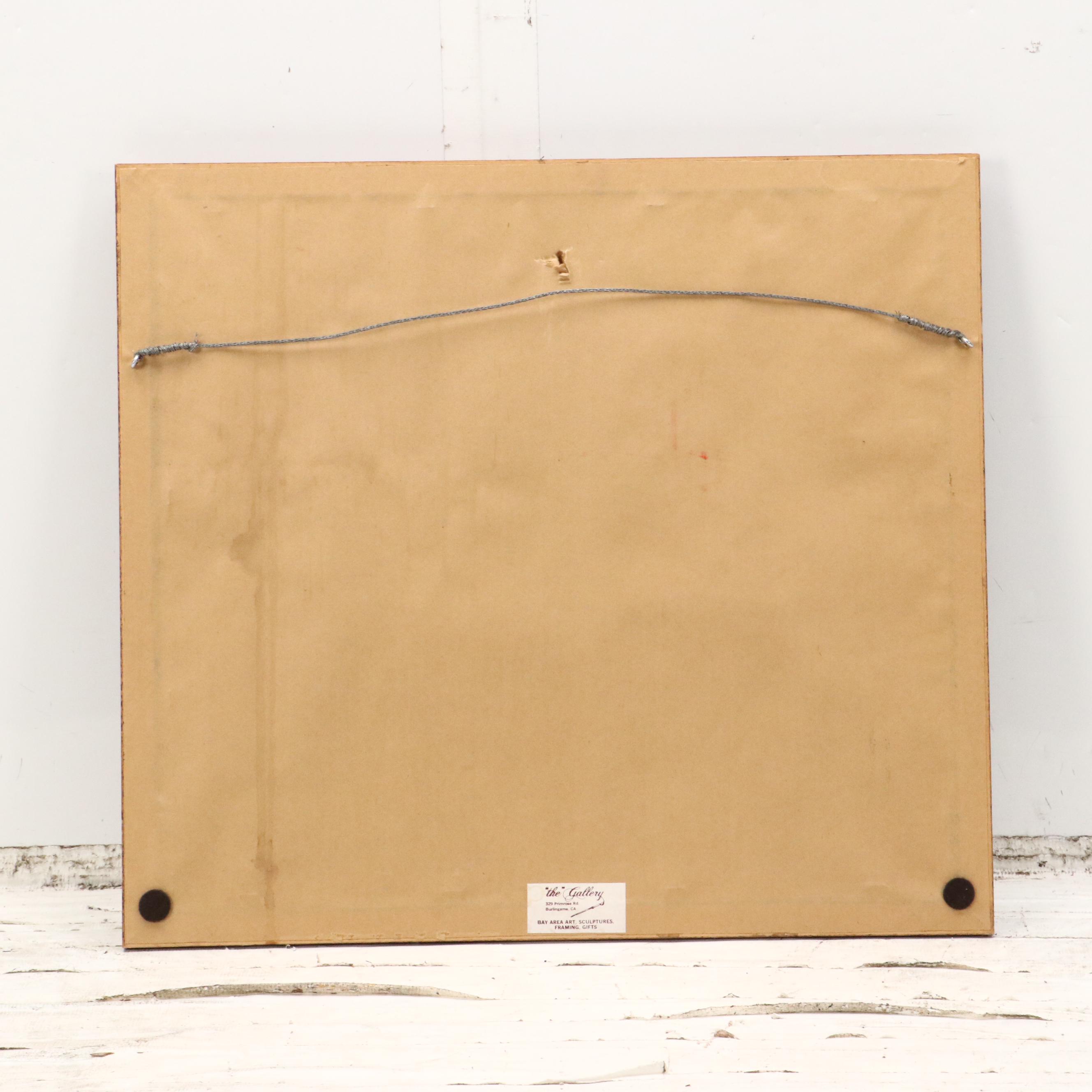 Collette Gesinger Serigraph Clown Portrait "Yesterday They Laughed"