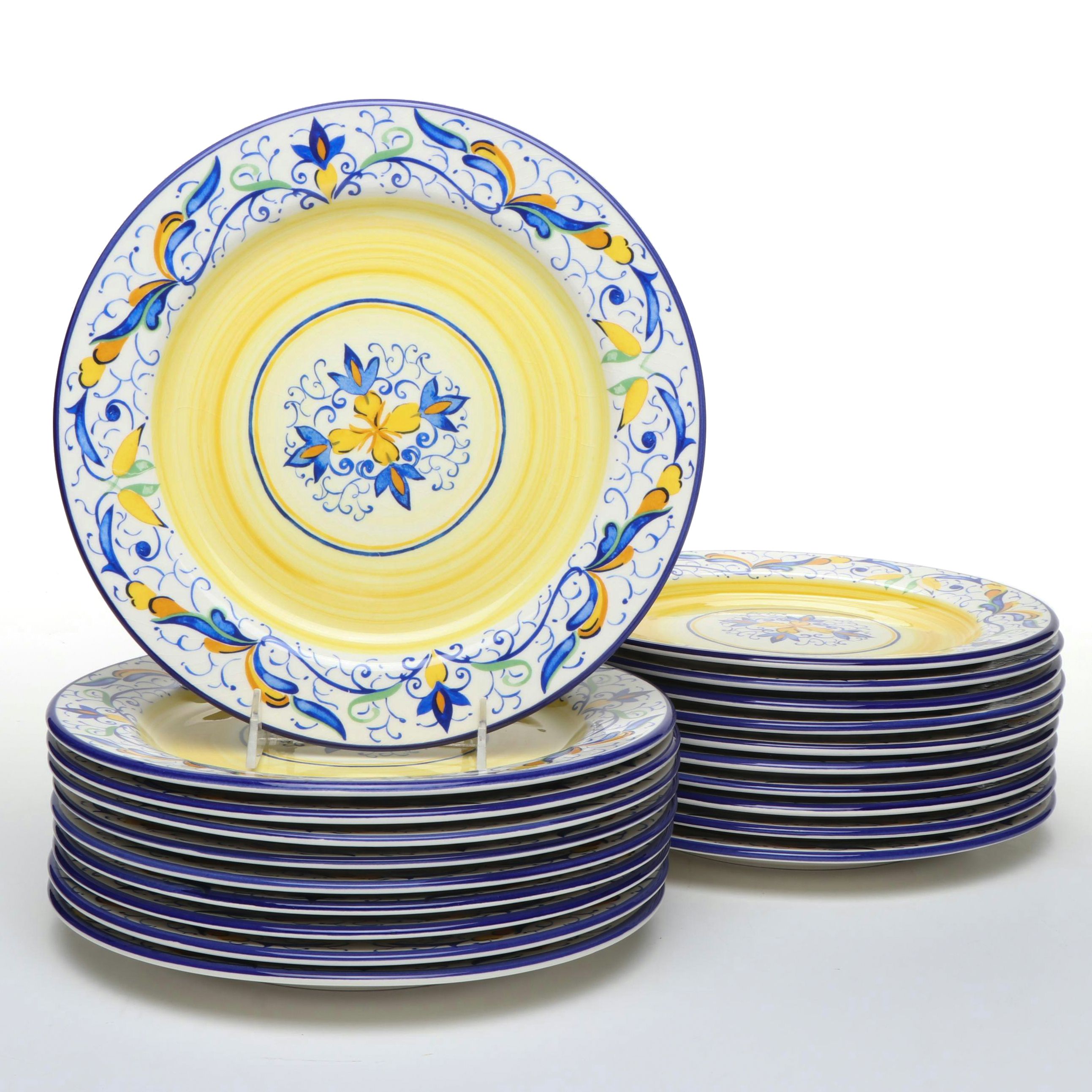 Pier 1 "Mirandela" Earthenware Dinner Plates