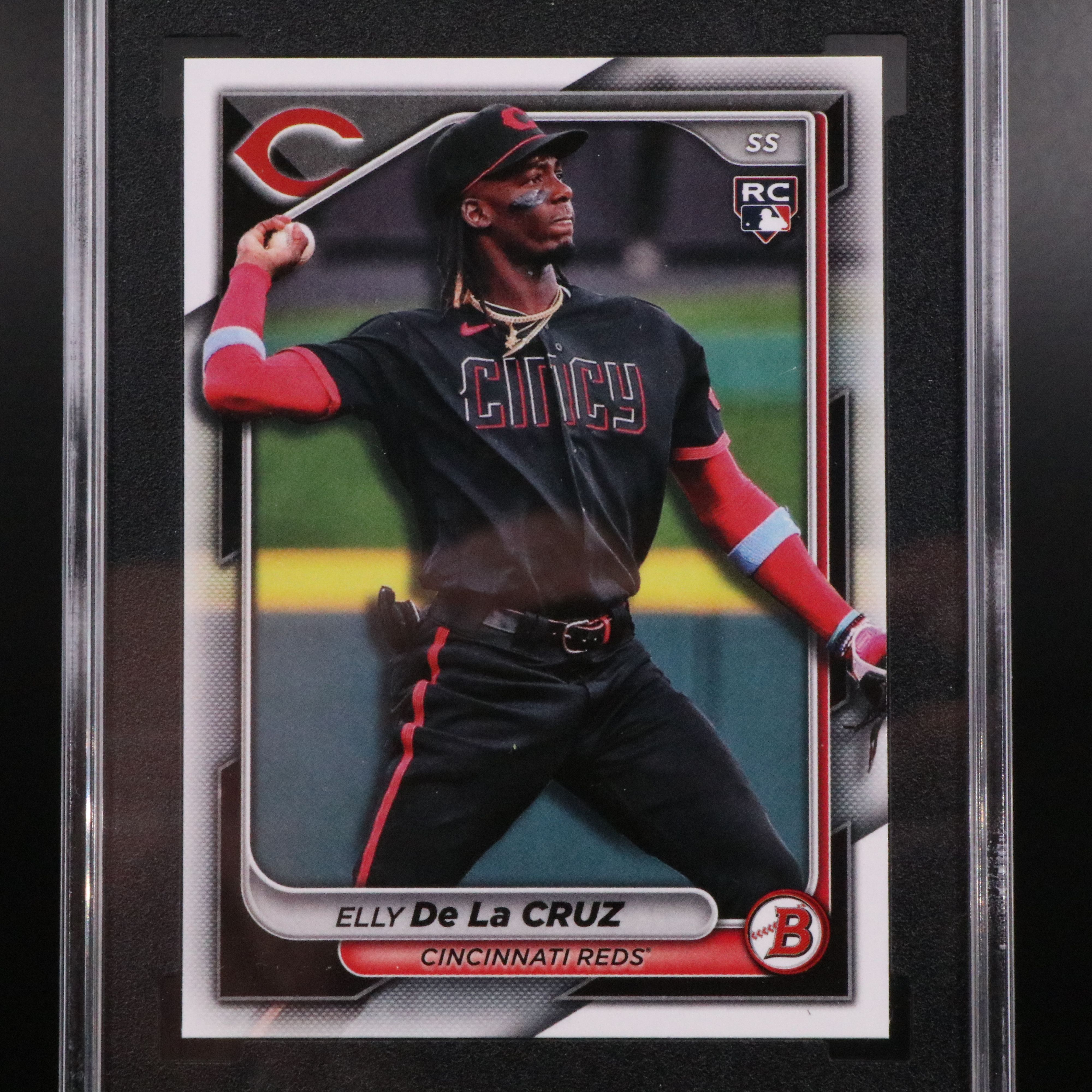2024 Bowman Elly De La Cruz Cincinnati Reds Rookie Card Graded SGC 10