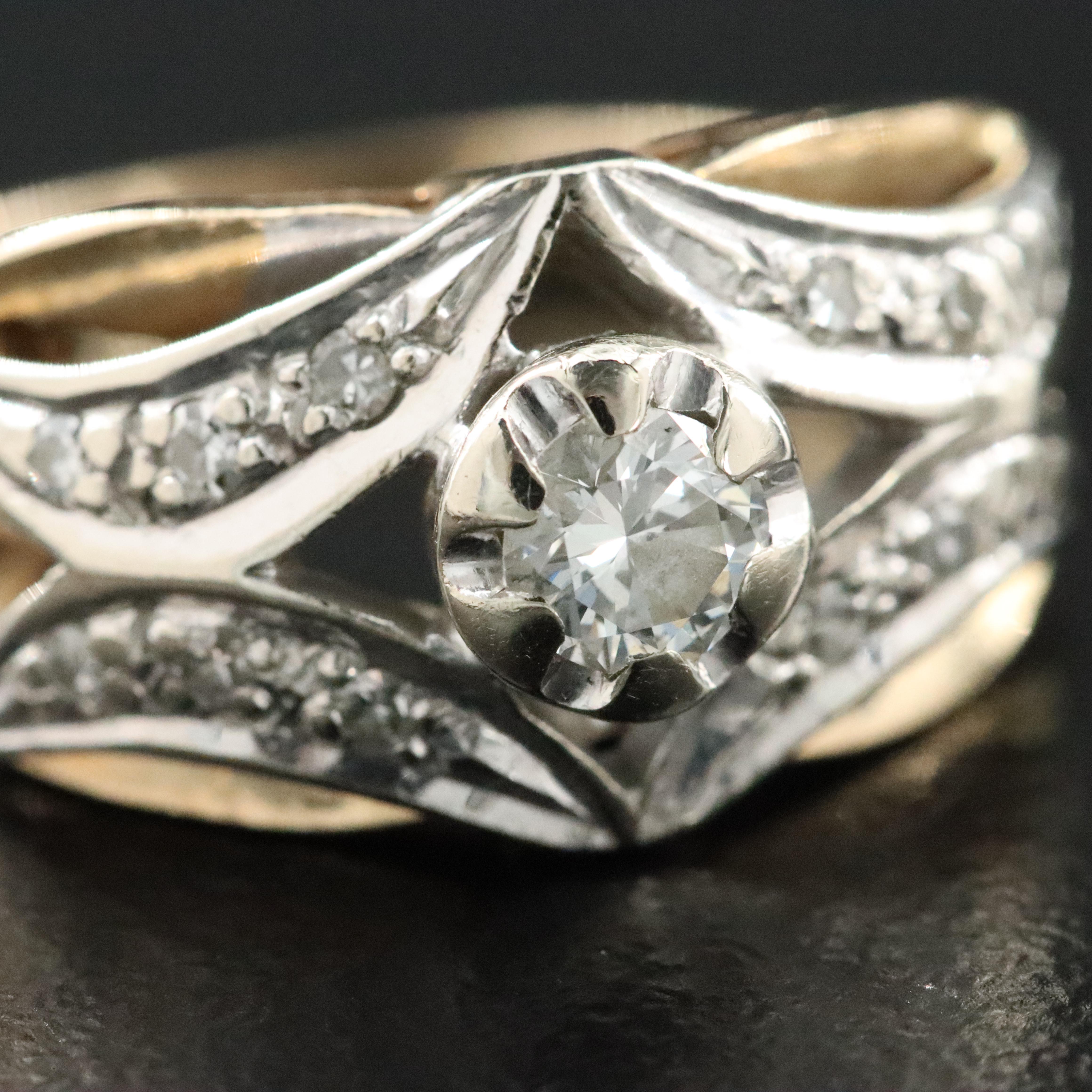 14K 0.30 CTW Diamond Ring