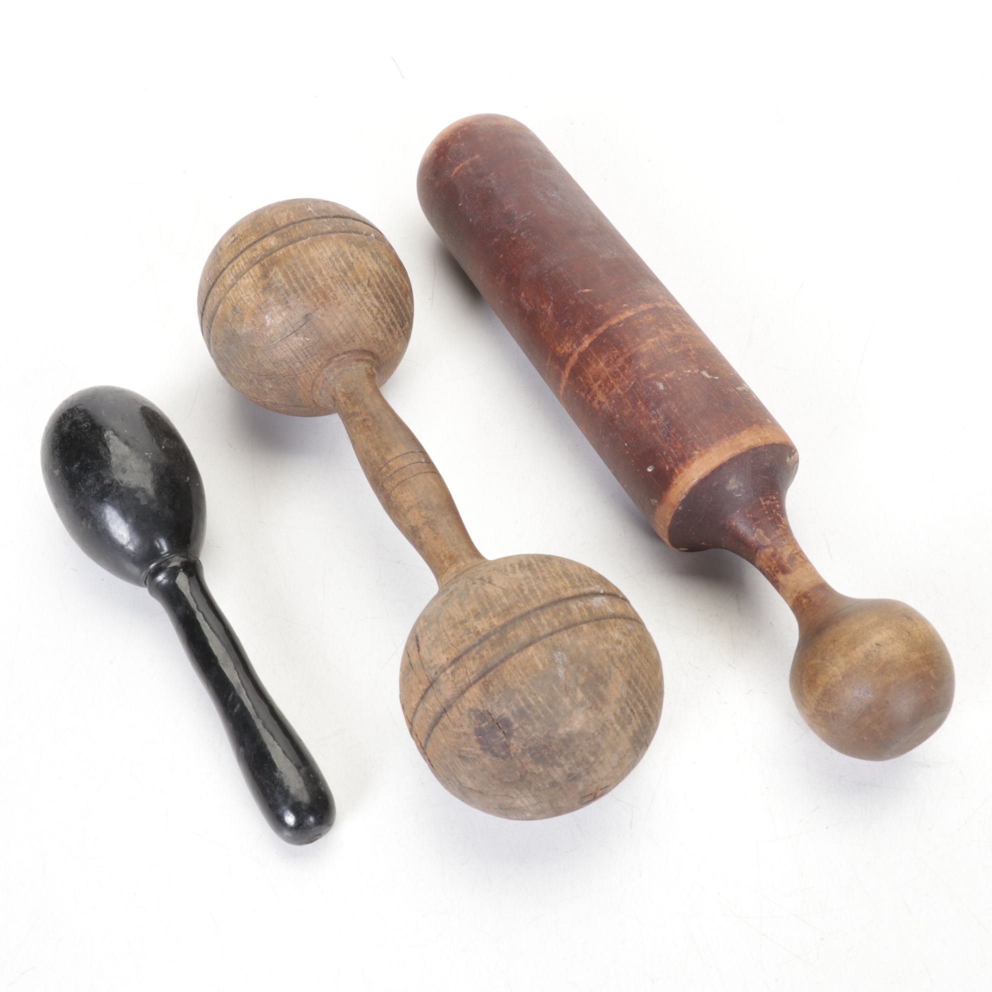 Quick Change Tool Post Set with Vintage Wood, Metal, and Ceramic Decor Items