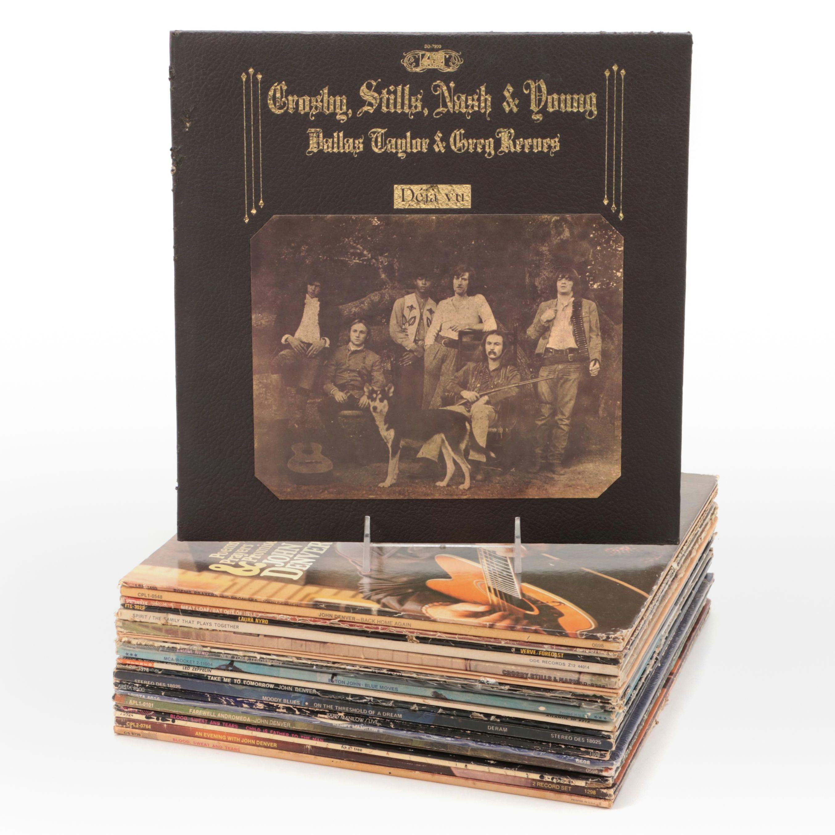 John Denver, Led Zeppelin, Elton John, and More Vinyl Record Albums