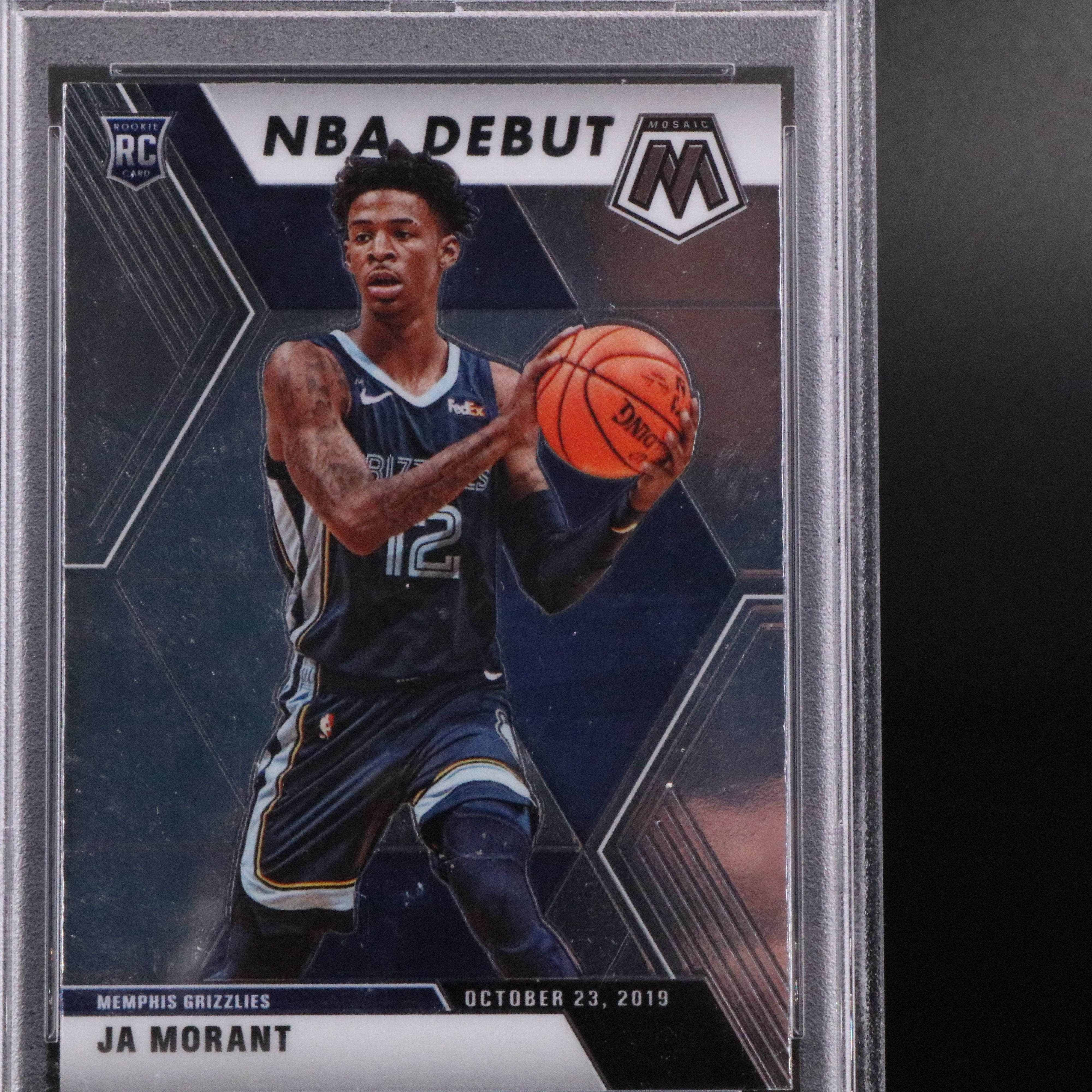 2019 Mosaic Ja Morant Rookie Basketball Card Graded PSA 10